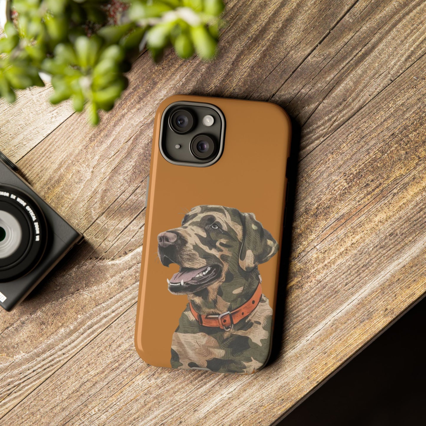 Camo Duck Dog custom design Tough Cases