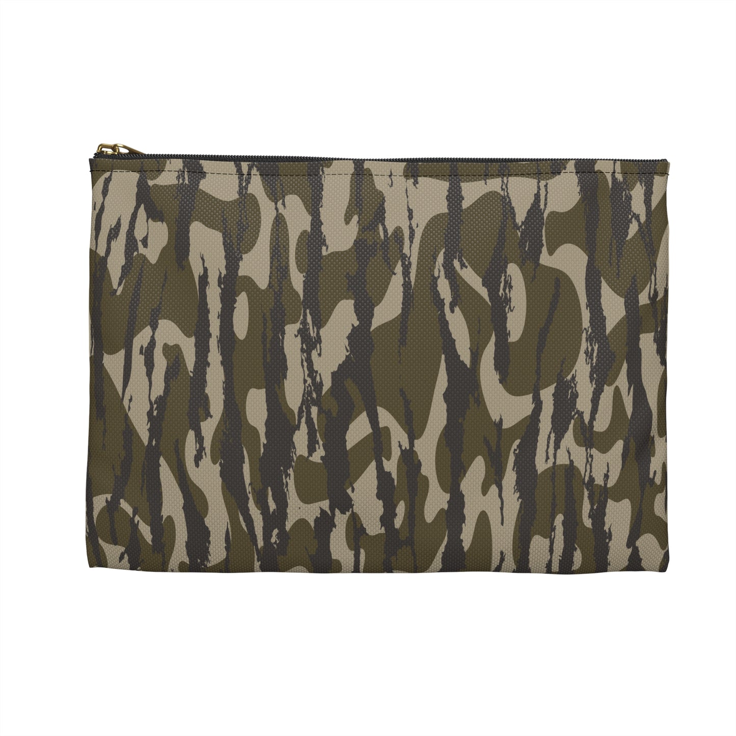 Bottomland Zip Pouch, Stylish Camo Makeup Bag, Travel Organizer, Army Green Zipper Pouch, Gift for Her, Storage Solution
