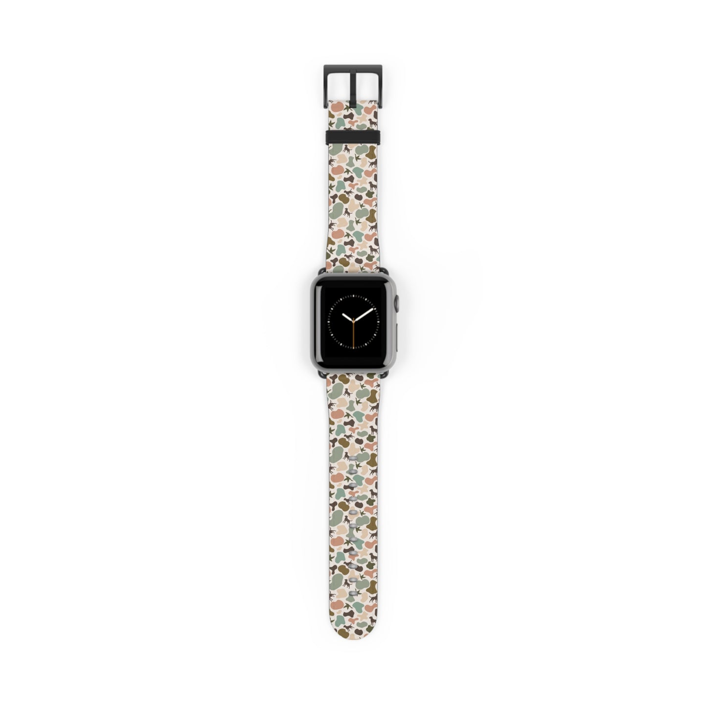 Old school camo duck and dog custom print Watch Band