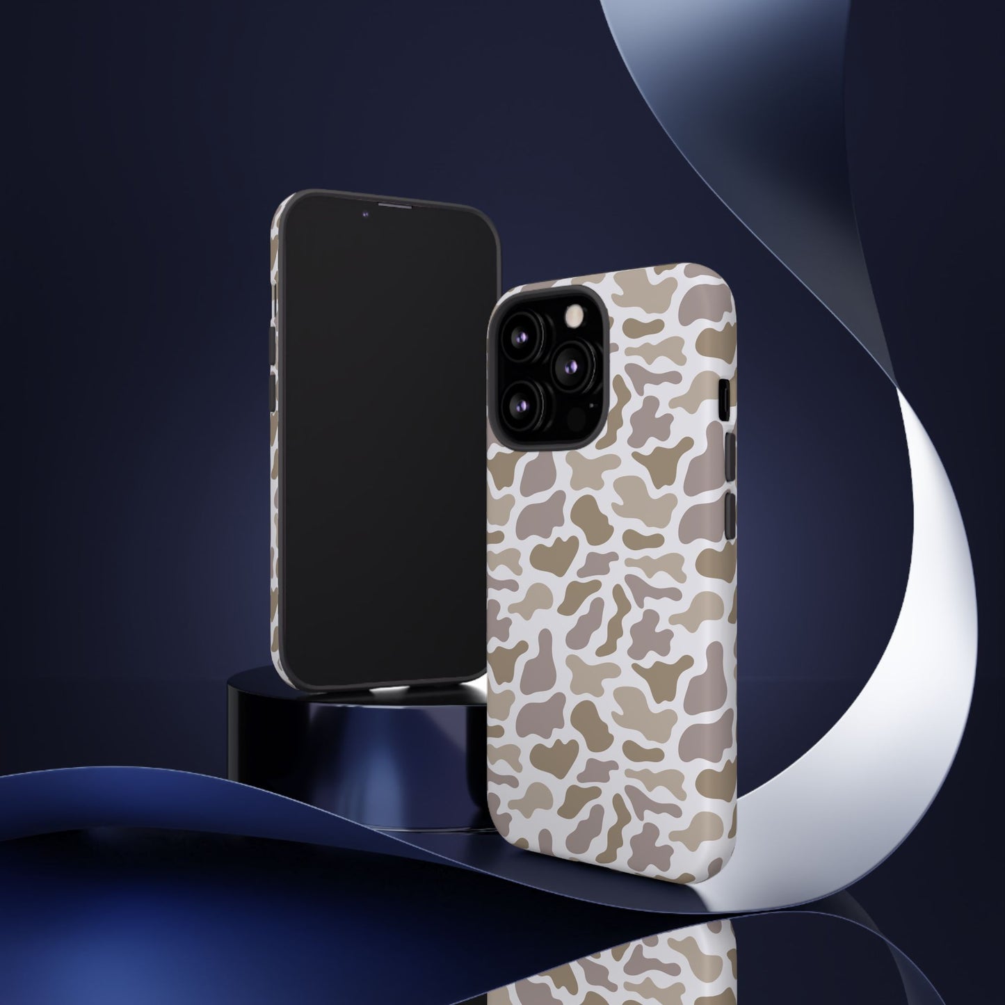 Grey Camo custom design Tough Cases