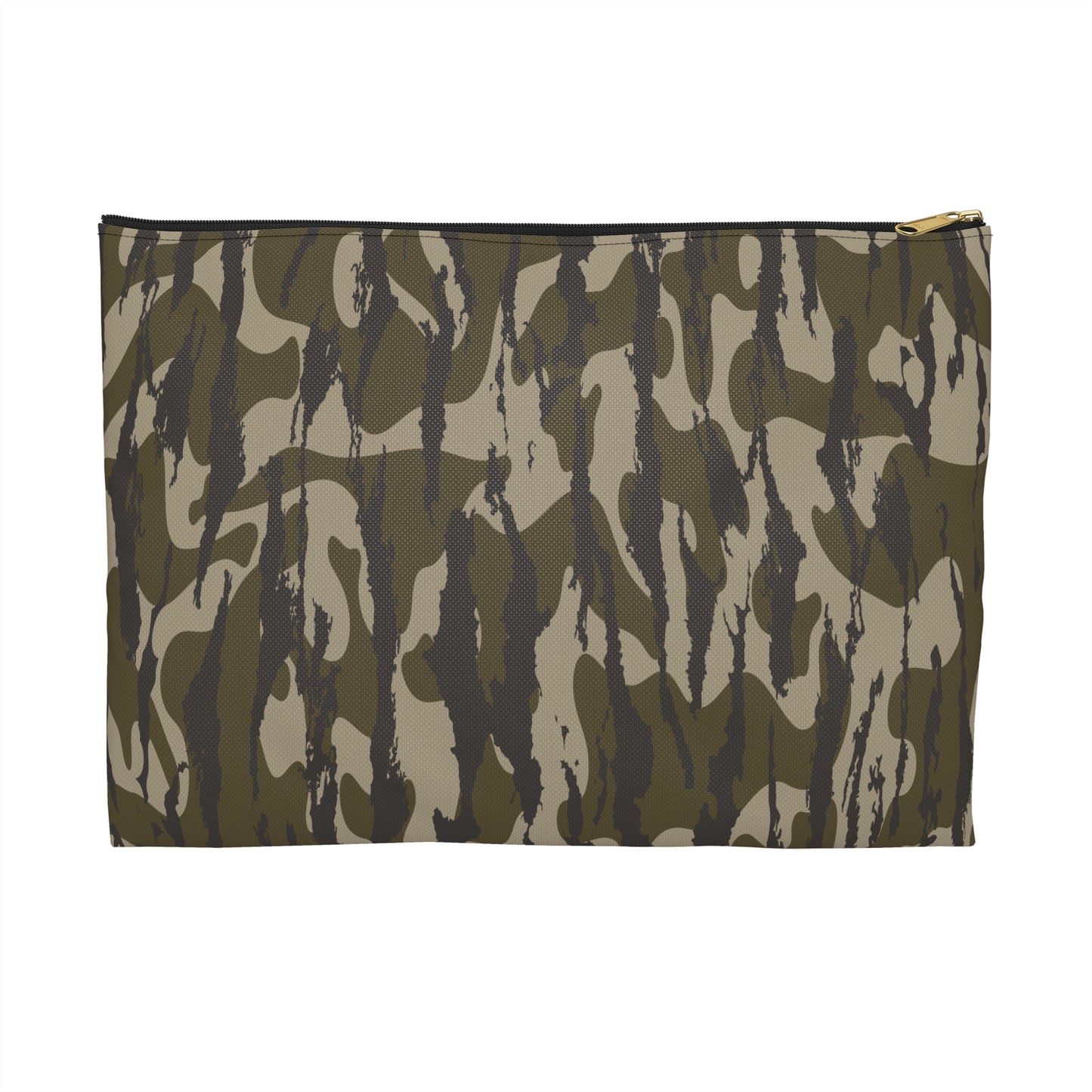 Bottomland Zip Pouch, Stylish Camo Makeup Bag, Travel Organizer, Army Green Zipper Pouch, Gift for Her, Storage Solution