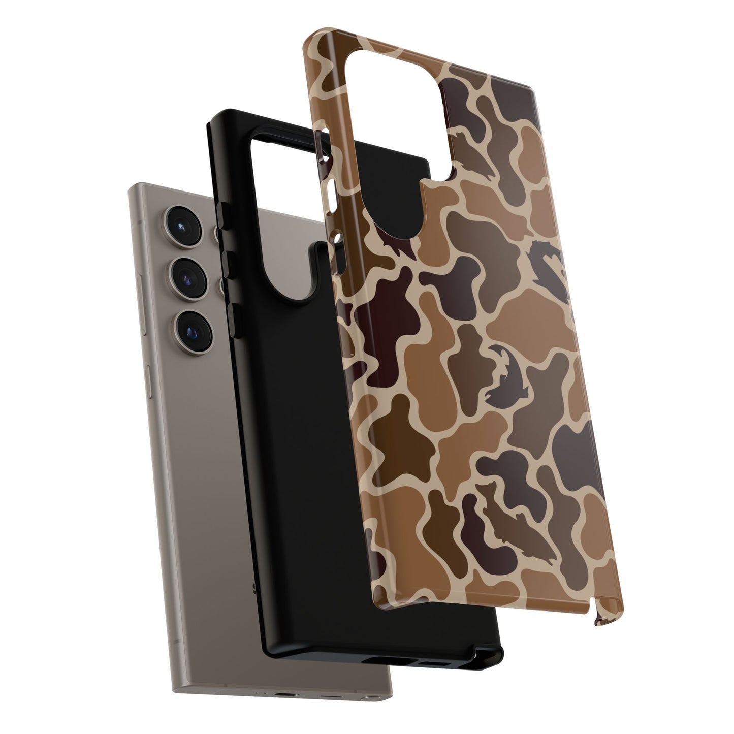 Brown Shark Camo design Tough Cases