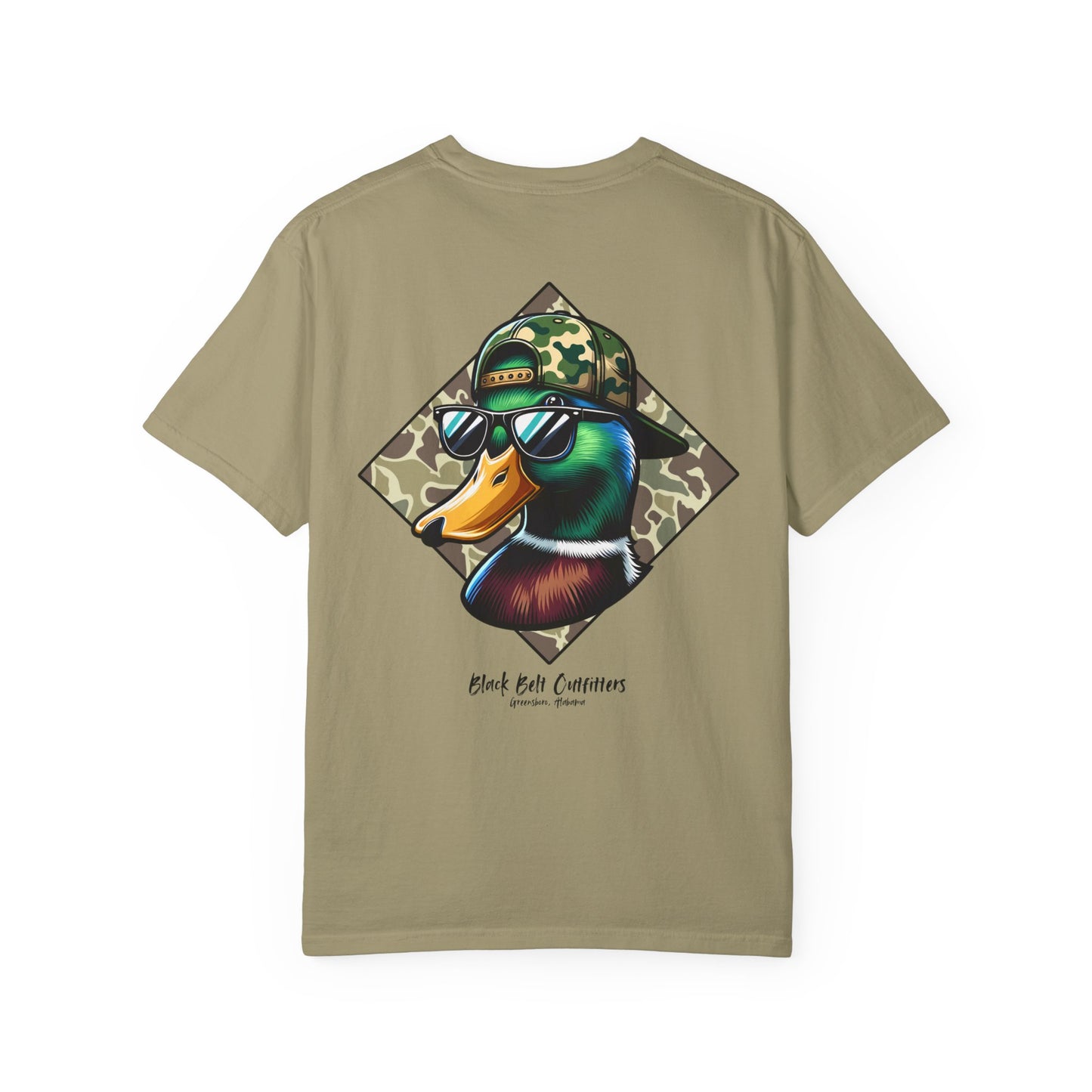 DUCK CAMO HAT Unisex Garment-Dyed Pocket T-Shirt