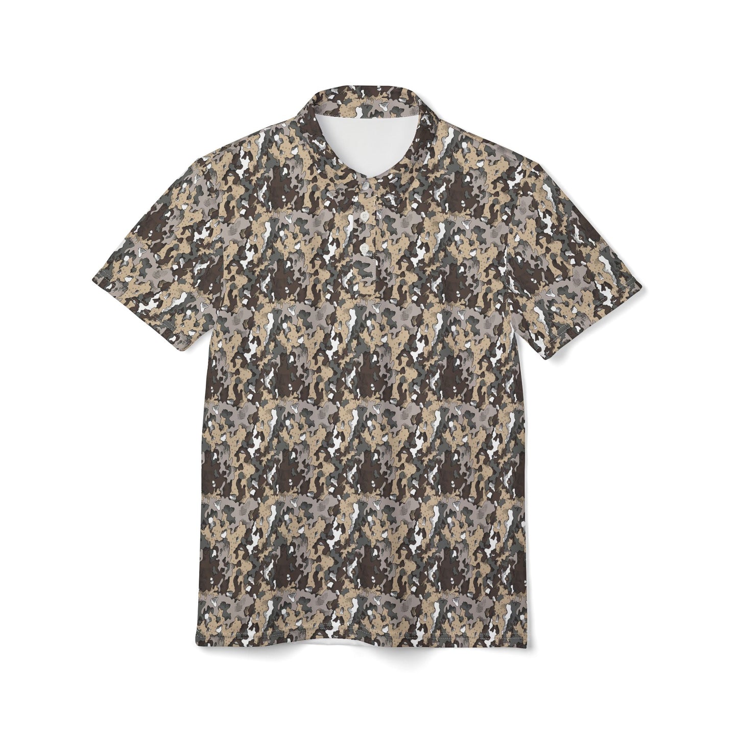 Dixie Camo Unisex Polo Shirt, Casual Wear, Outdoor Adventures, Gift for Him, Summer Look
