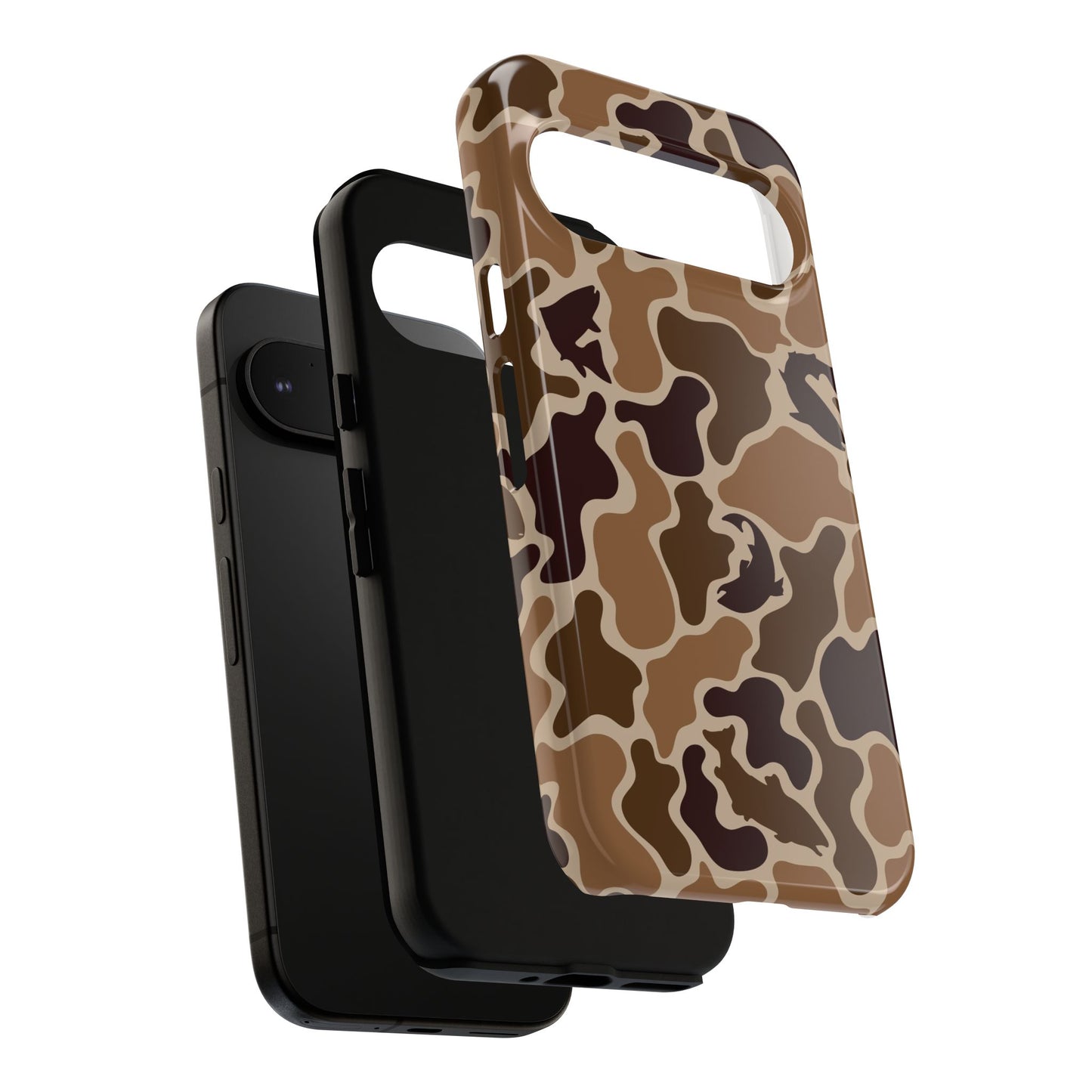 Brown Shark Camo design Tough Cases