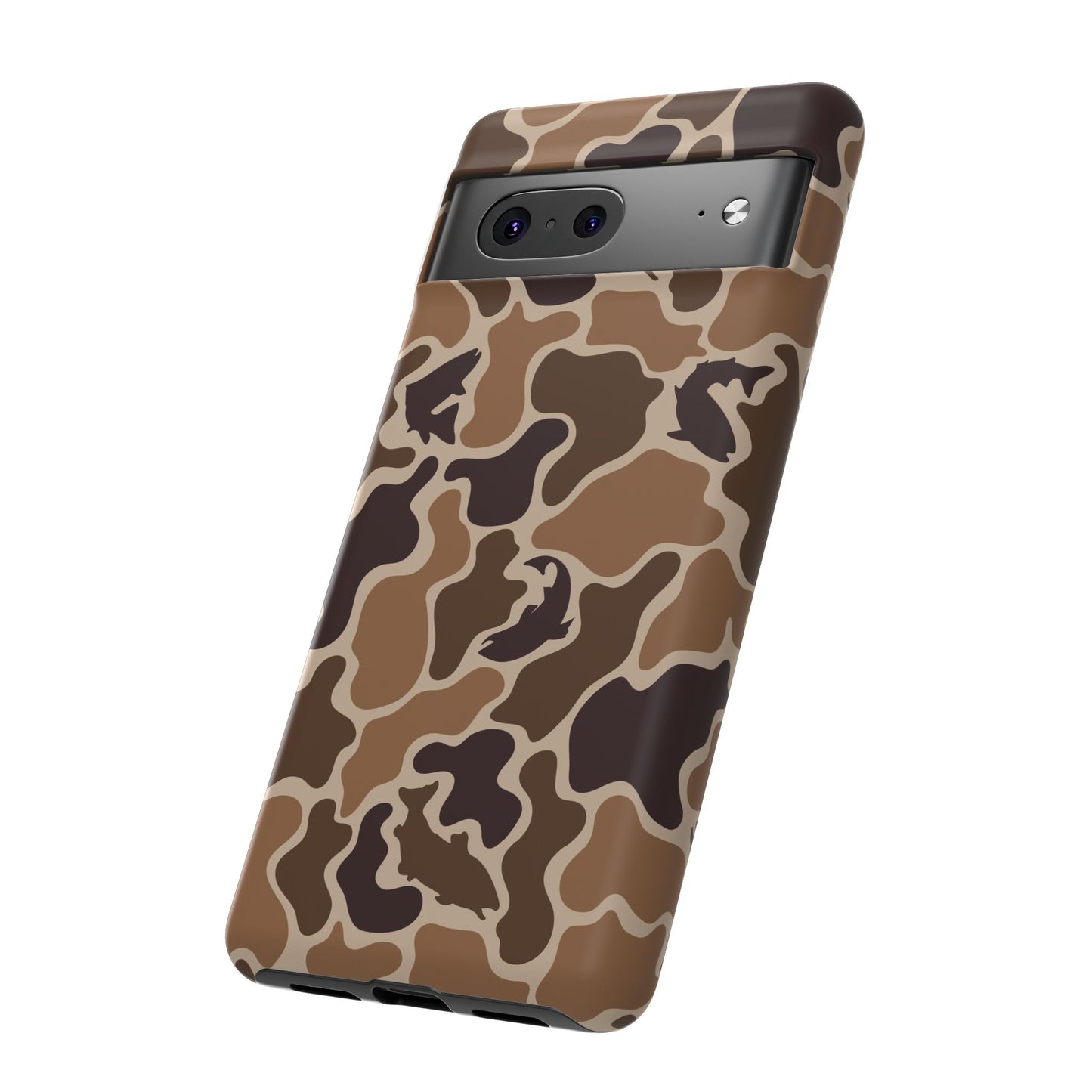Brown Shark Camo design Tough Cases