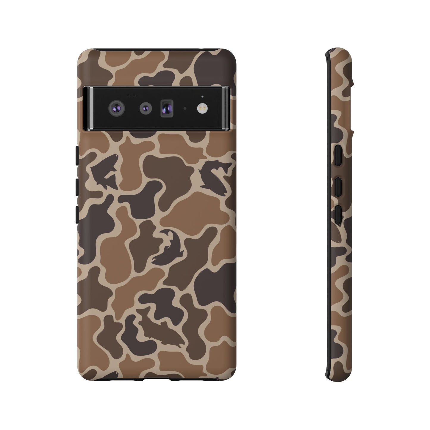 Brown Shark Camo design Tough Cases