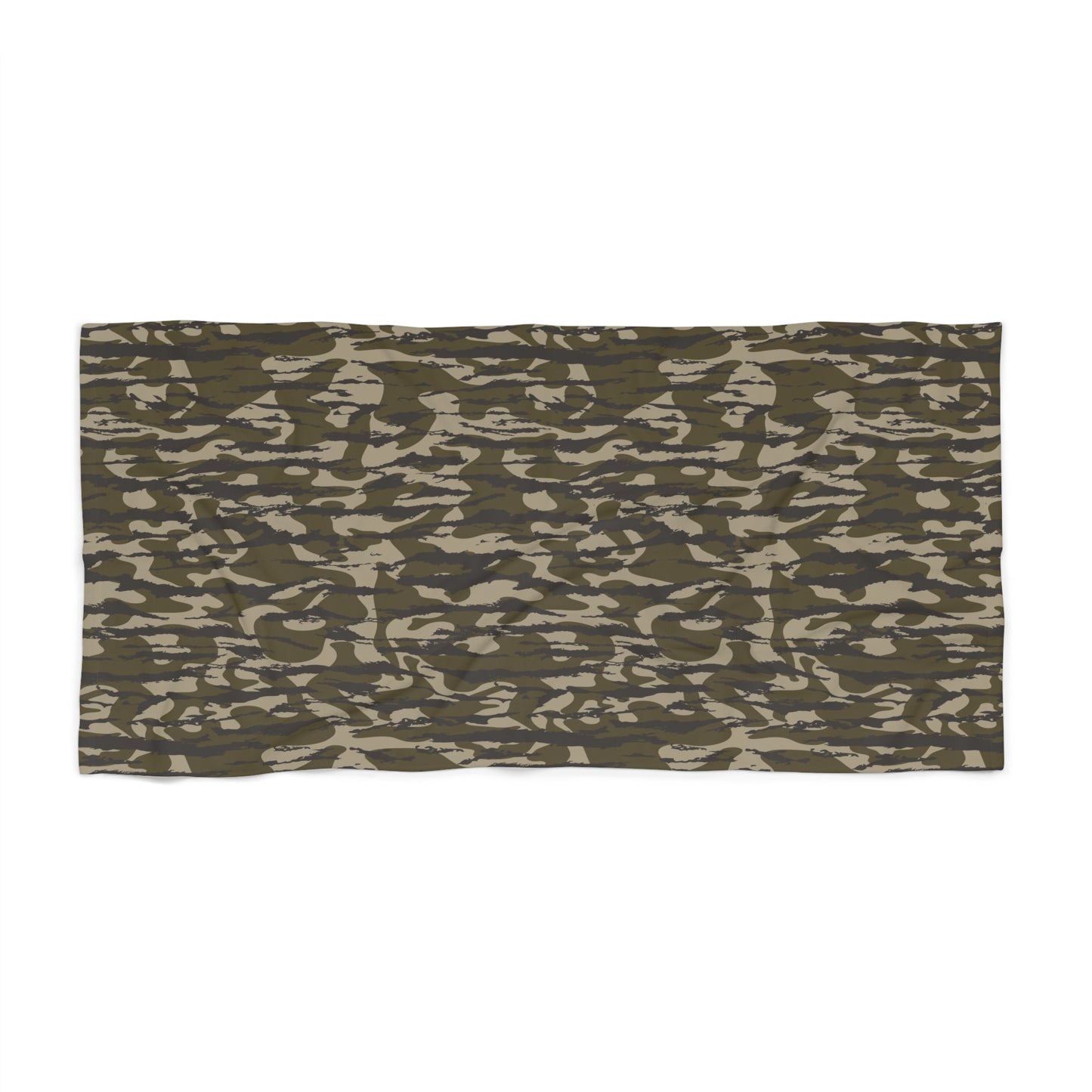 Bottomland Camo Beach Towel | Outdoor Travel Essential, Summer Pool Accessory, Picnic Blanket, Gift for Beach Lovers
