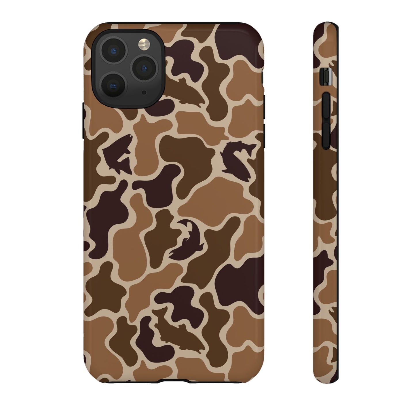 Brown Shark Camo design Tough Cases