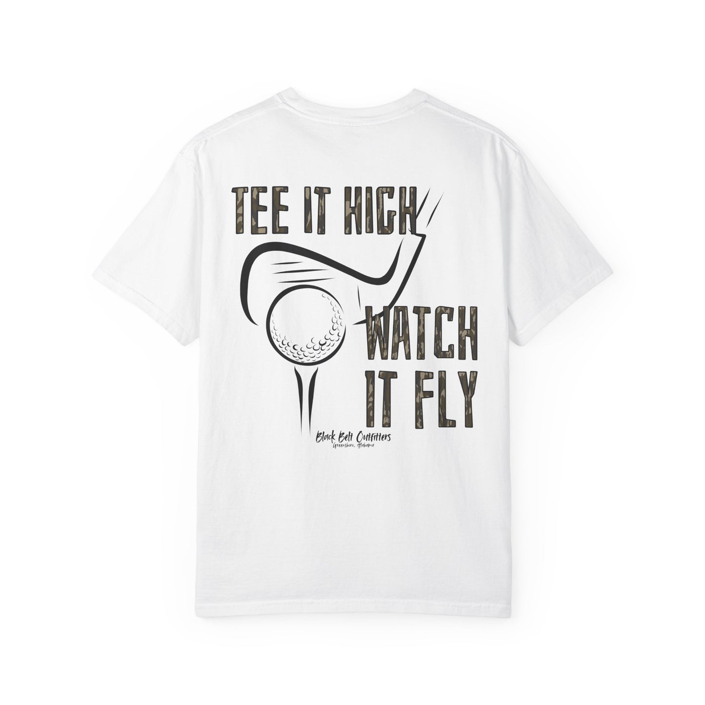 Tee It High Watch It Fly Unisex T-Shirt, Perfect for Gifts, Father's Day, Golf Events, Casual Wear, Comfortable Tee