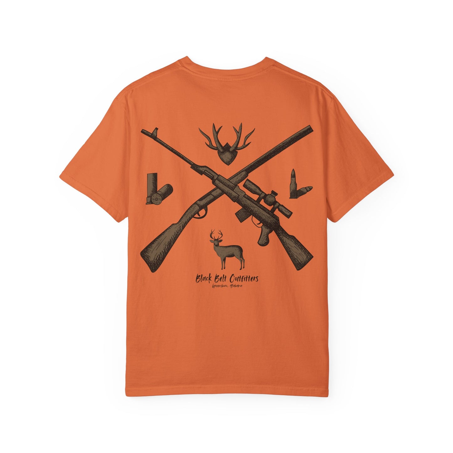 HUNTING VIBES Unisex Garment-Dyed T-shirt, Outdoor Adventure Shirt, Wildlife Lover Gift, Camping Apparel, Casual Fashion