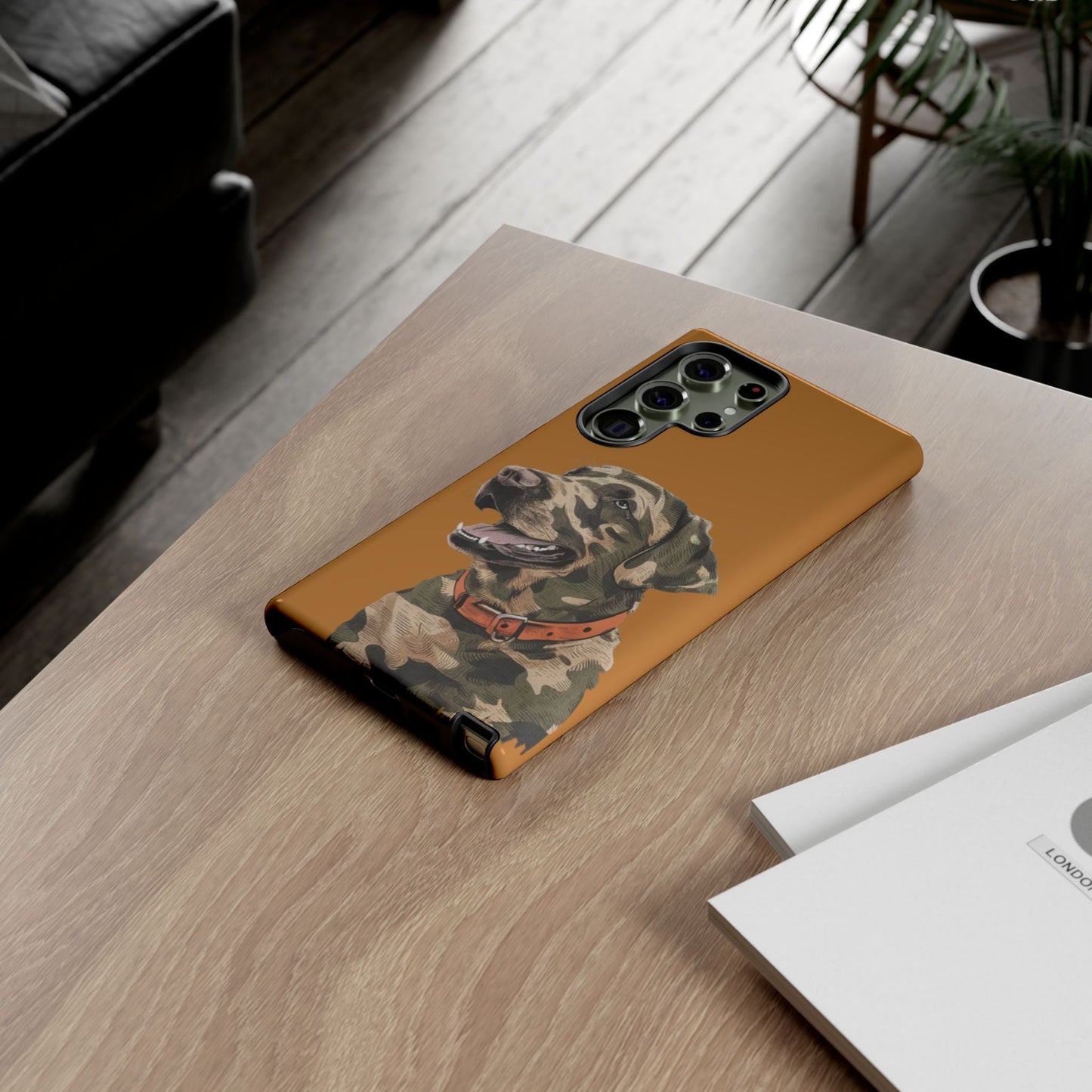 Camo Duck Dog custom design Tough Cases
