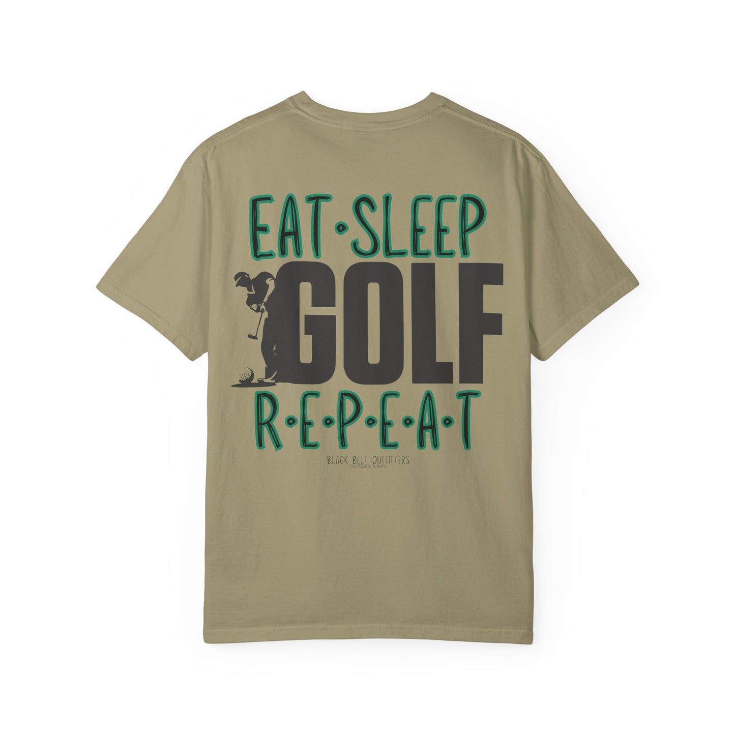 Eat Sleep Golf Repeat Unisex T-Shirt, Perfect for Gifts, Father's Day, Golf Events, Casual Wear, Comfortable Tee