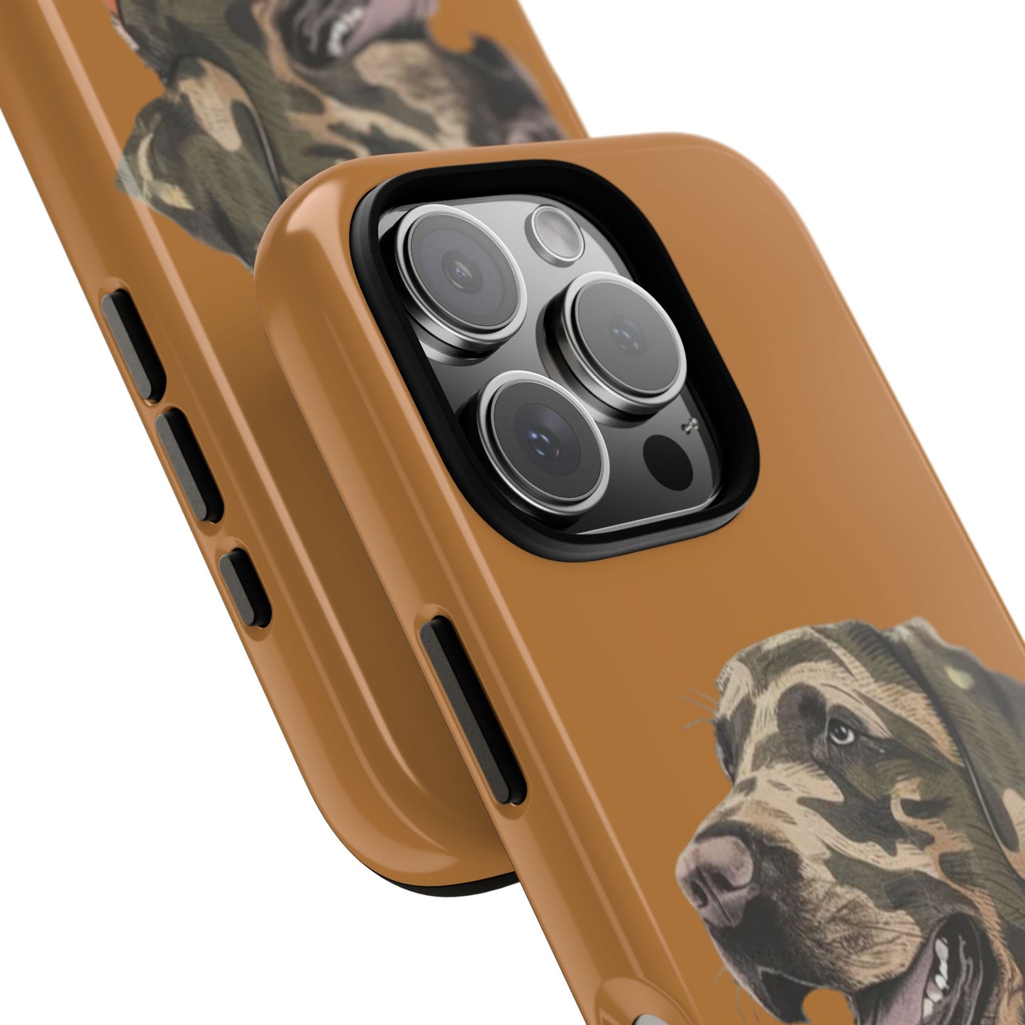 Camo Duck Dog custom design Tough Cases