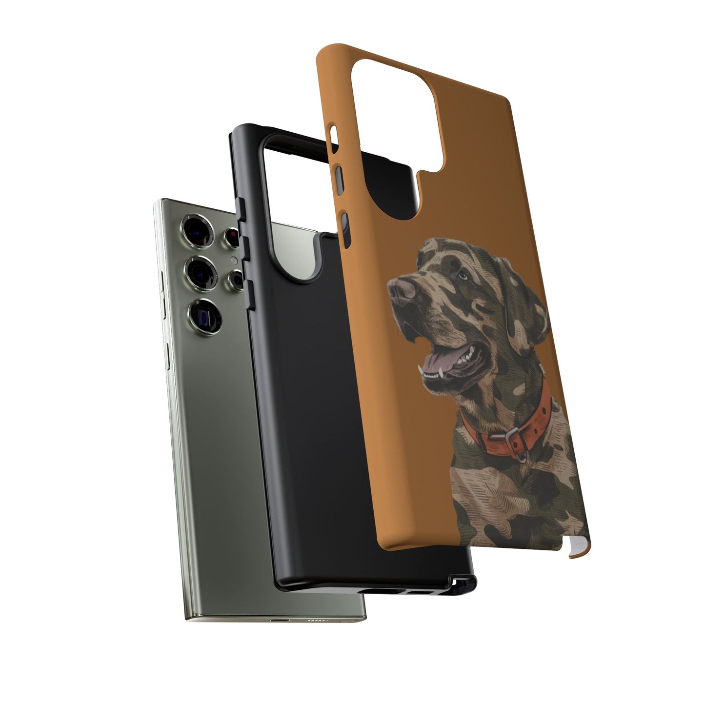 Camo Duck Dog custom design Tough Cases