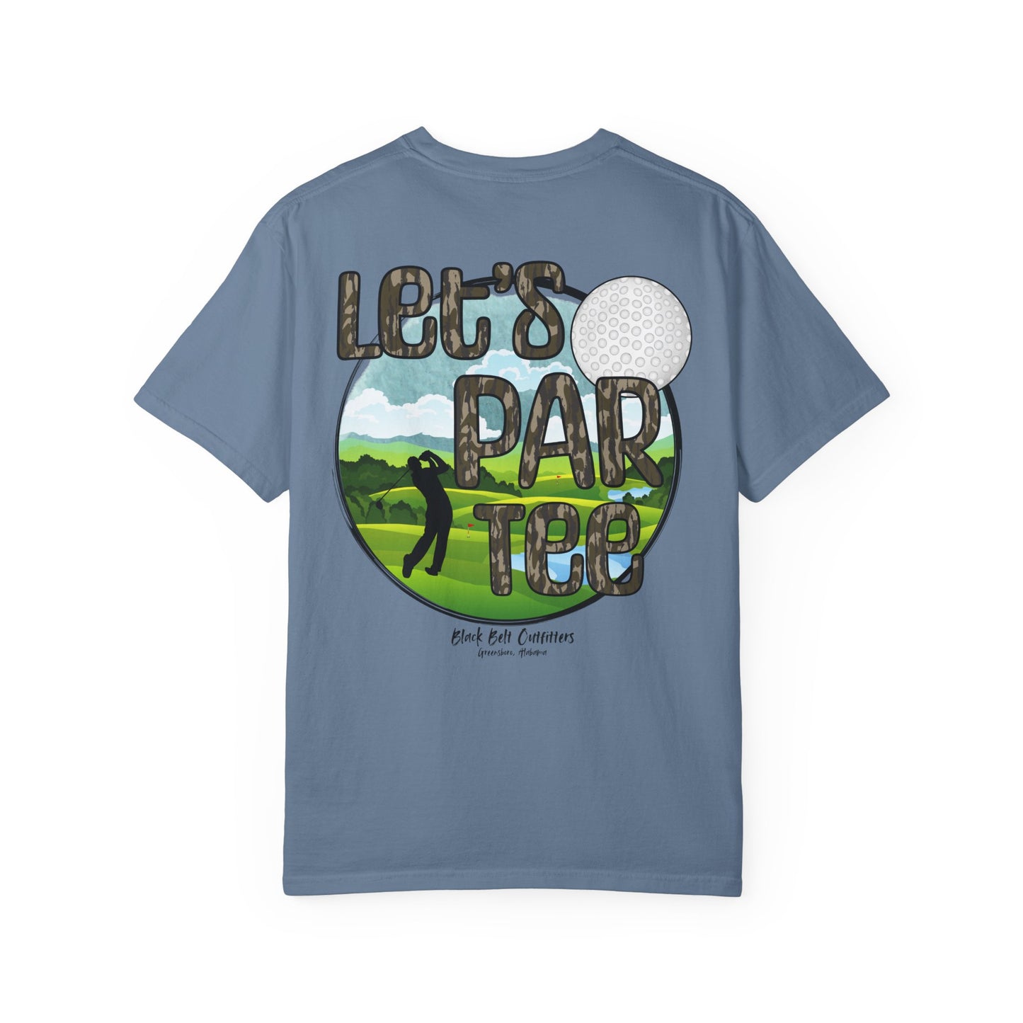 Let's Par Tee, Unisex Cotton Tee, Perfect for Golf Lovers, Gift for Father's Day, Casual Wear, Sports Apparel