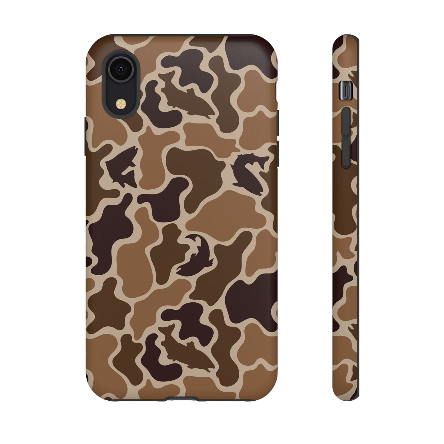 Brown Shark Camo design Tough Cases