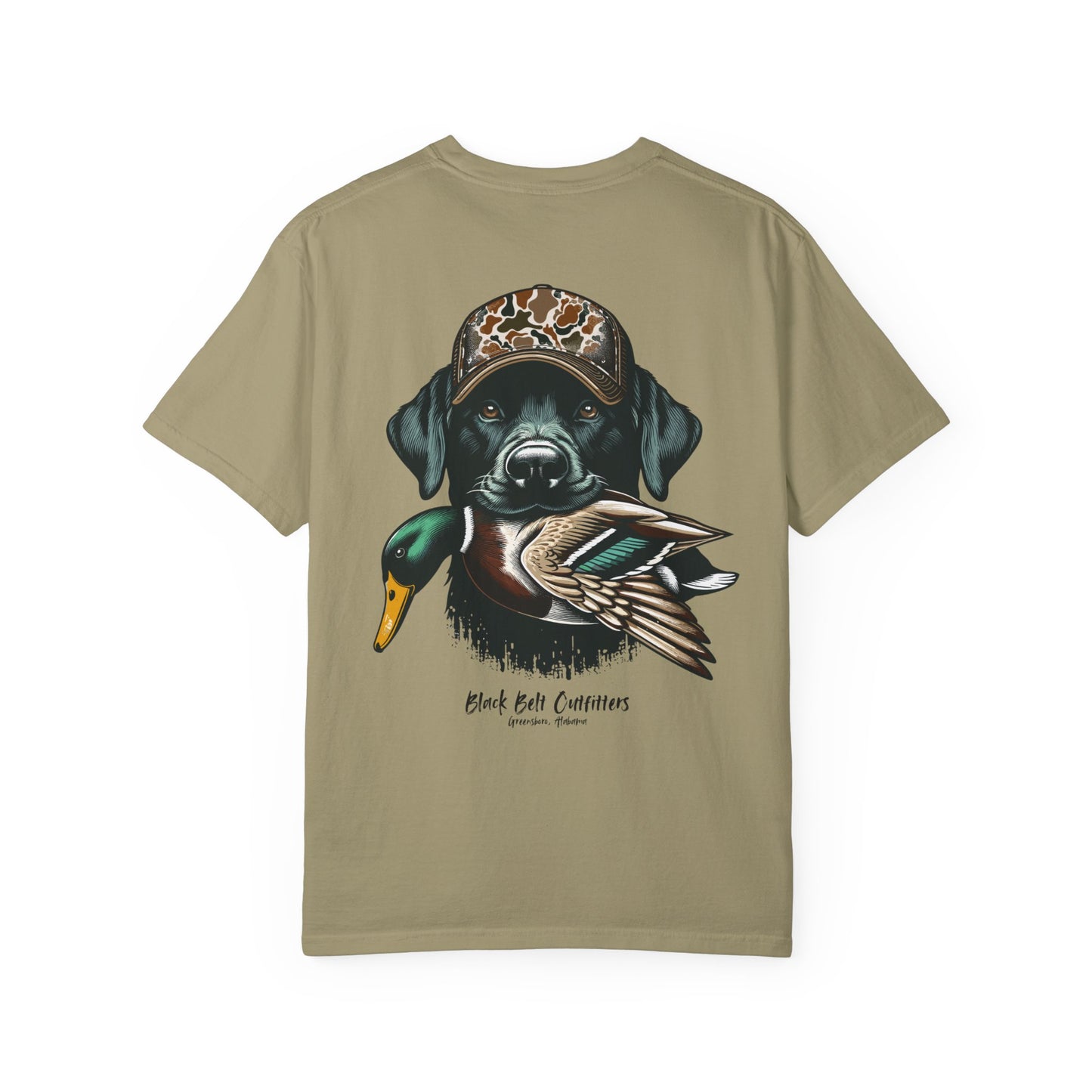BLACK LAB CAMO Hat Unisex Garment-Dyed Pocket T-Shirt
