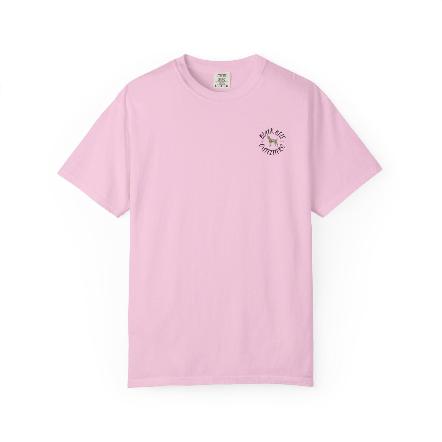 Golf Theme American Flag Unisex Garment-Dyed T-shirt