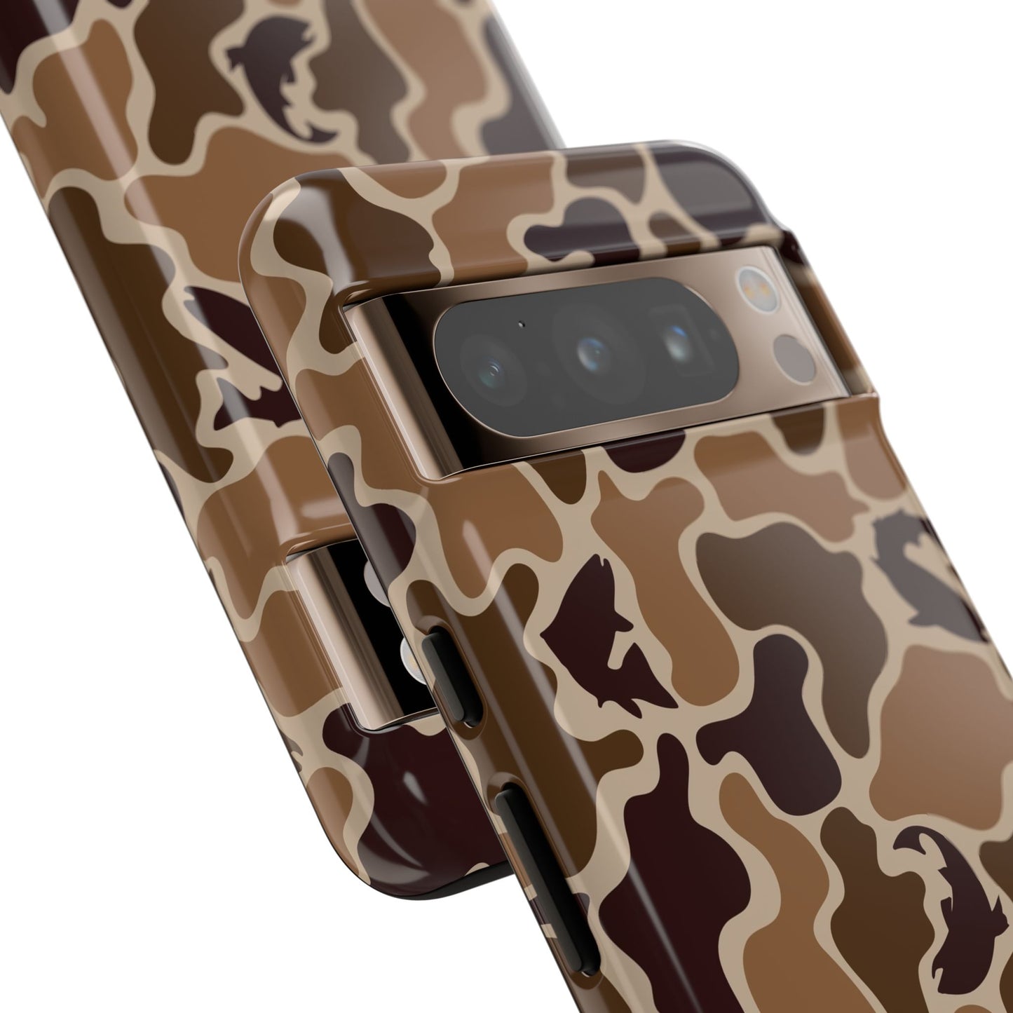 Brown Shark Camo design Tough Cases