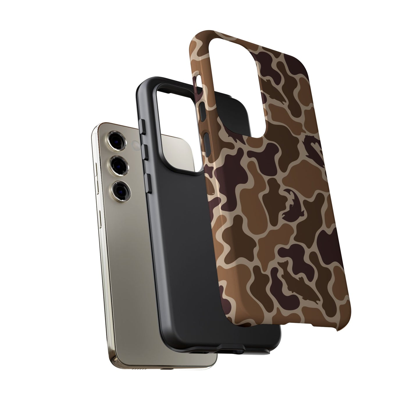 Brown Shark Camo design Tough Cases