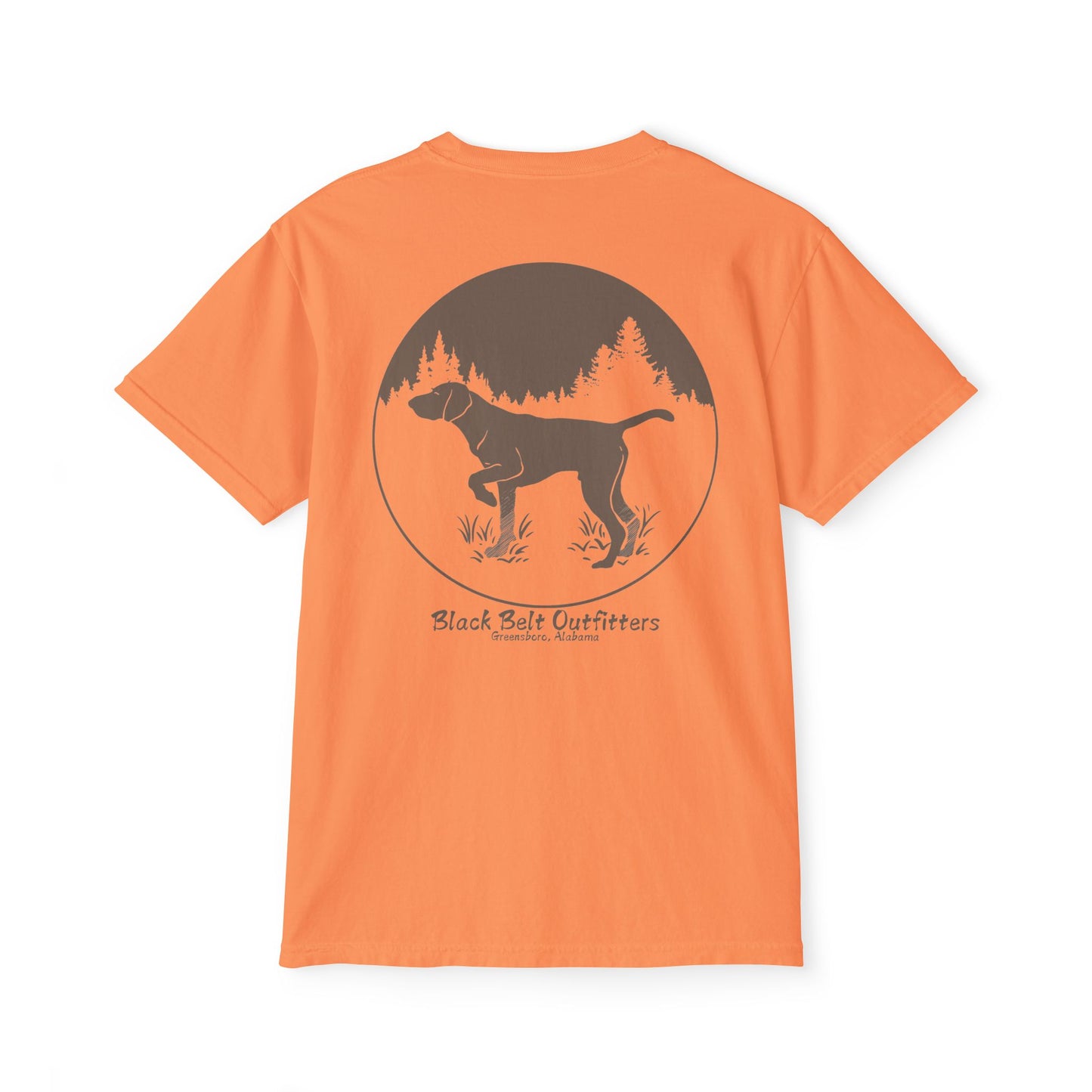DEER HUNTING DOG (2) Unisex Heavy Cotton Pocket Tee