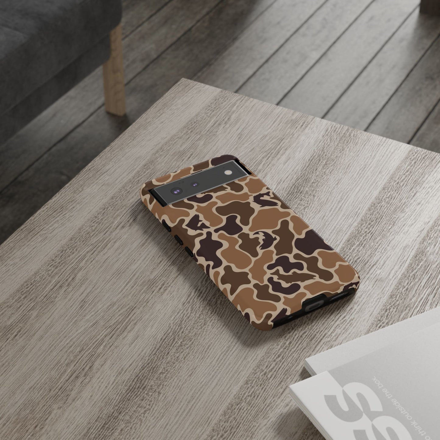 Brown Shark Camo design Tough Cases