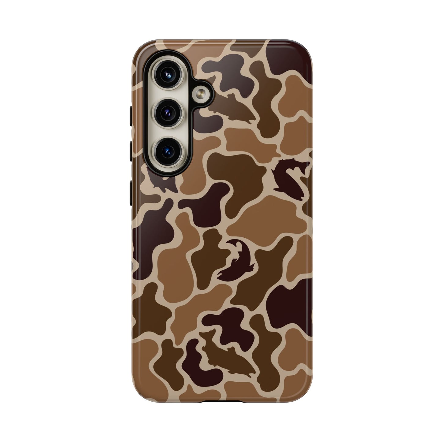 Brown Shark Camo design Tough Cases