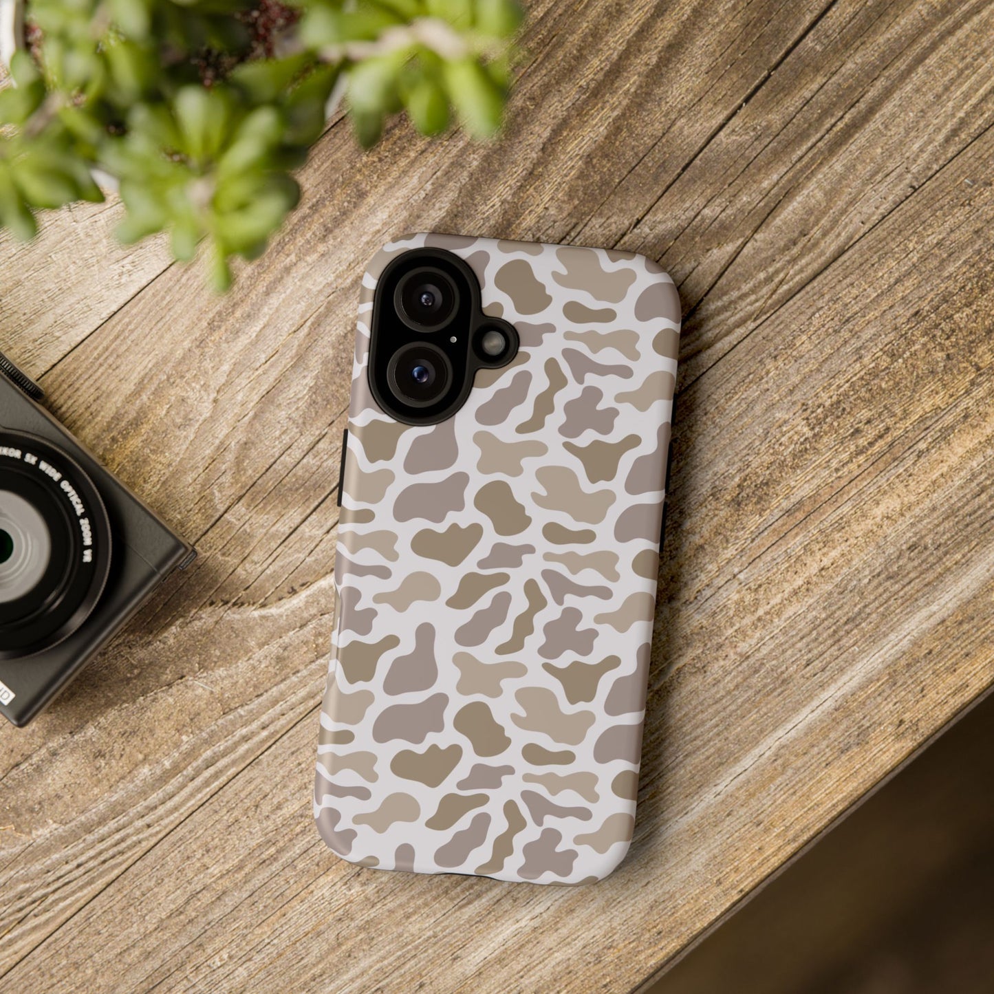 Grey Camo custom design Tough Cases