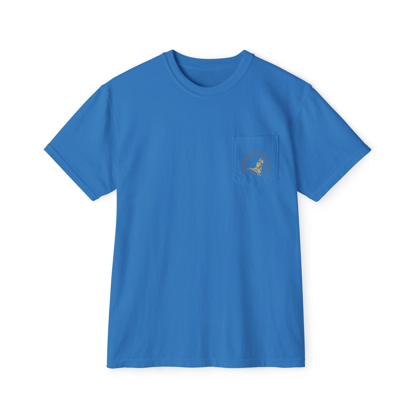 Black belt outfitters, duck hunting custom design hunting Unisex Garment-Dyed Pocket T-Shirt