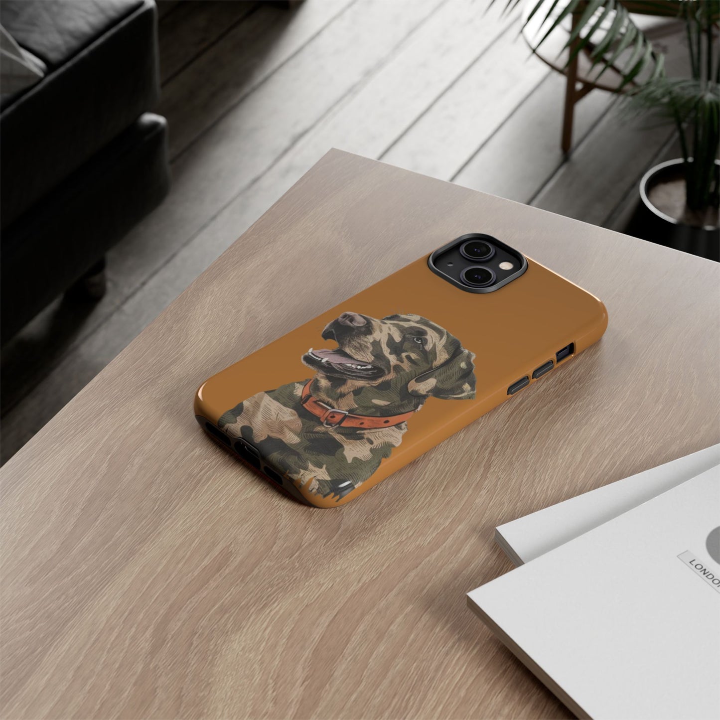 Camo Duck Dog custom design Tough Cases