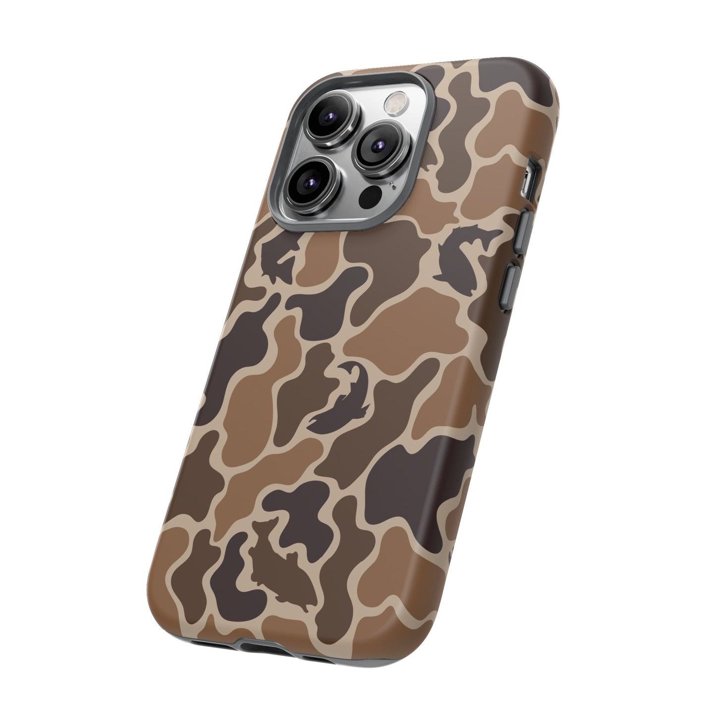 Brown Shark Camo design Tough Cases
