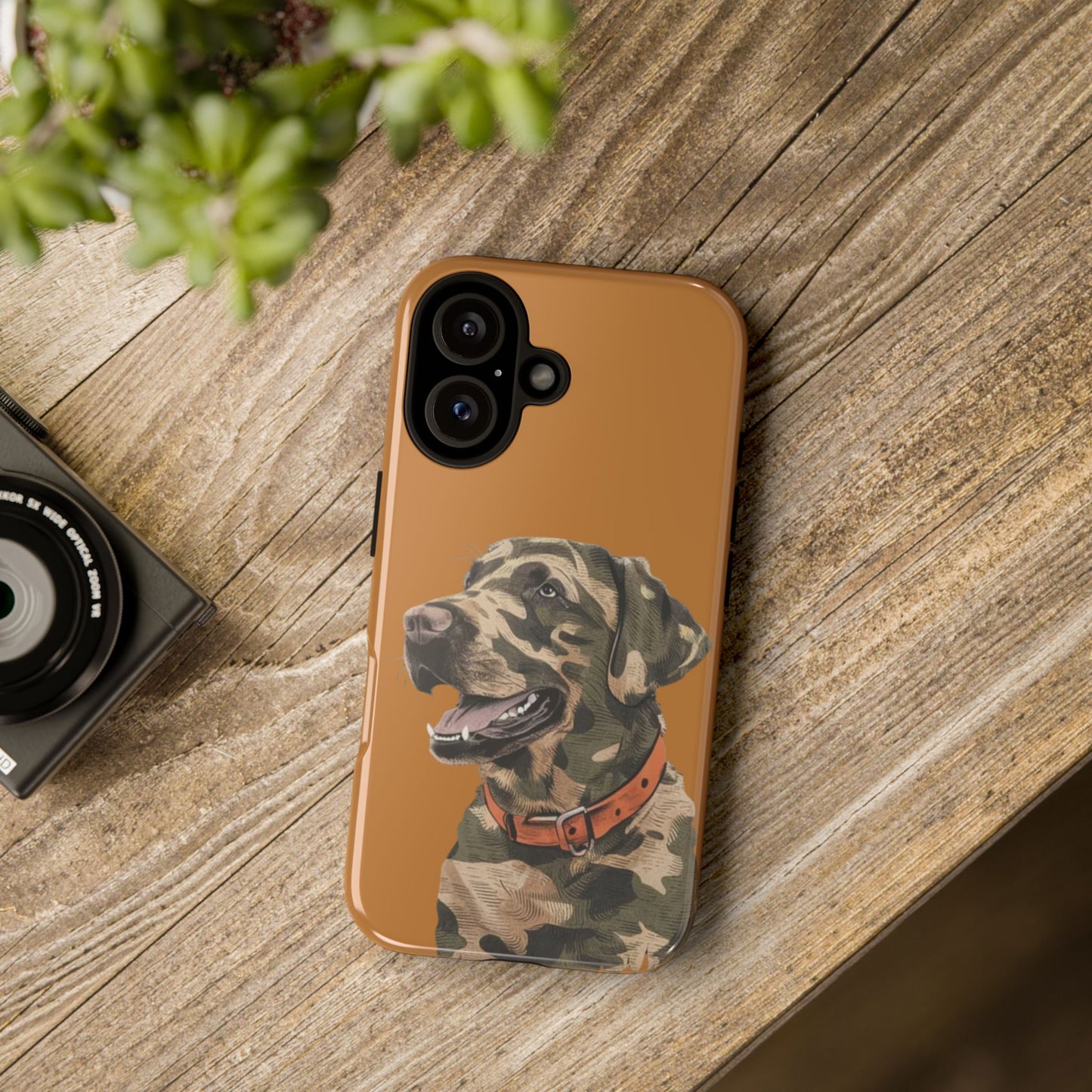 Camo Duck Dog custom design Tough Cases