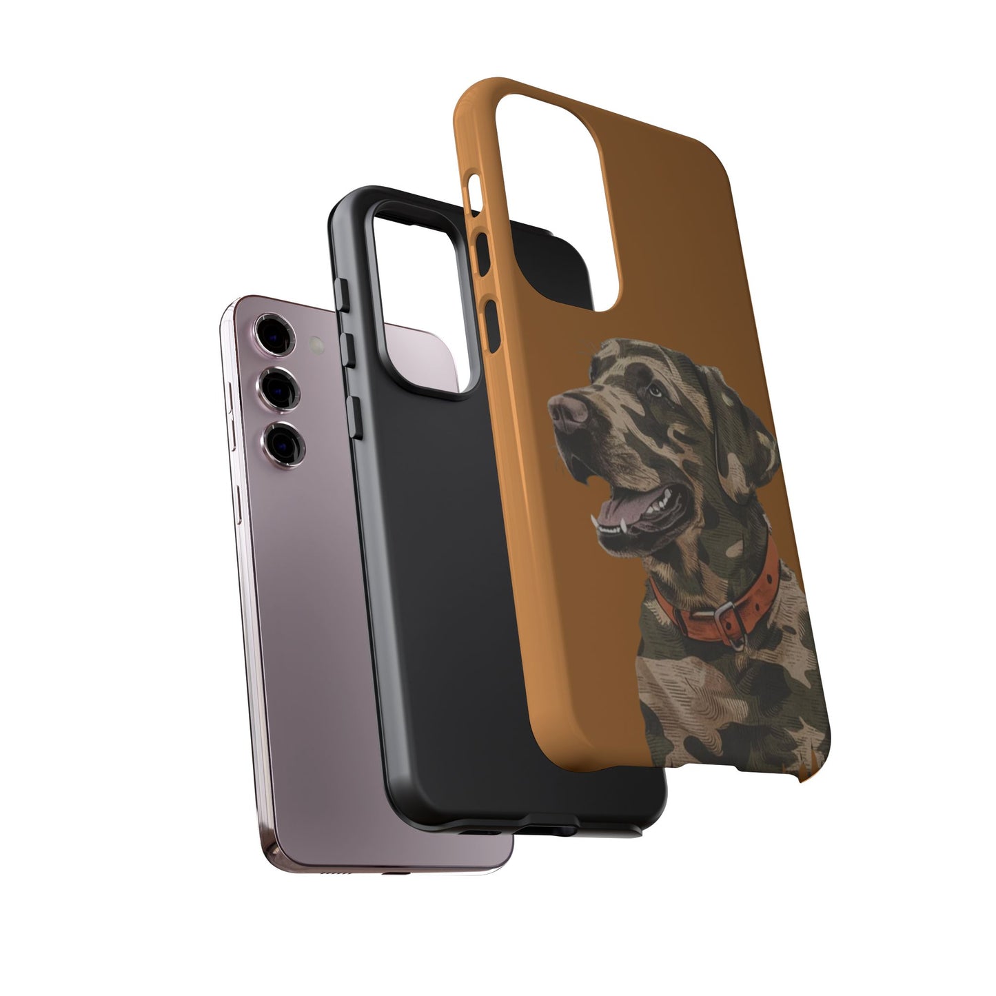 Camo Duck Dog custom design Tough Cases