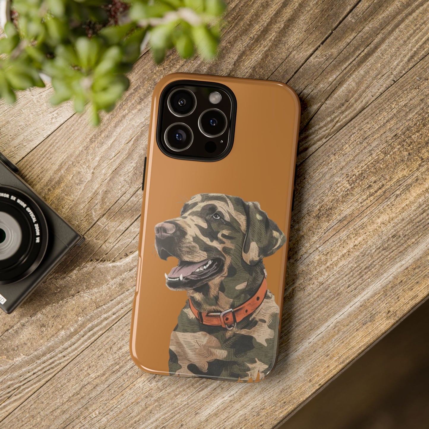 Camo Duck Dog custom design Tough Cases