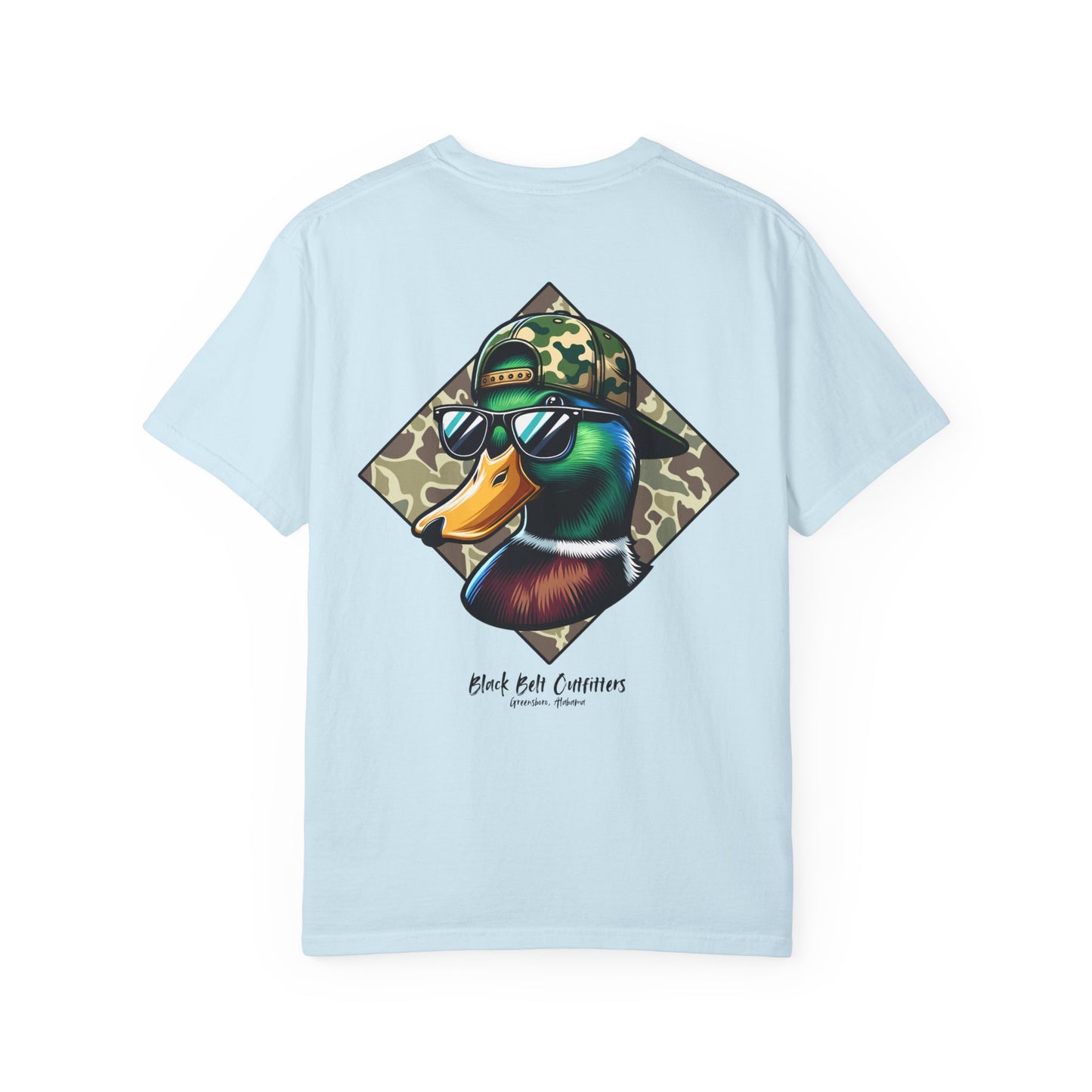 DUCK CAMO HAT Unisex Garment-Dyed Pocket T-Shirt