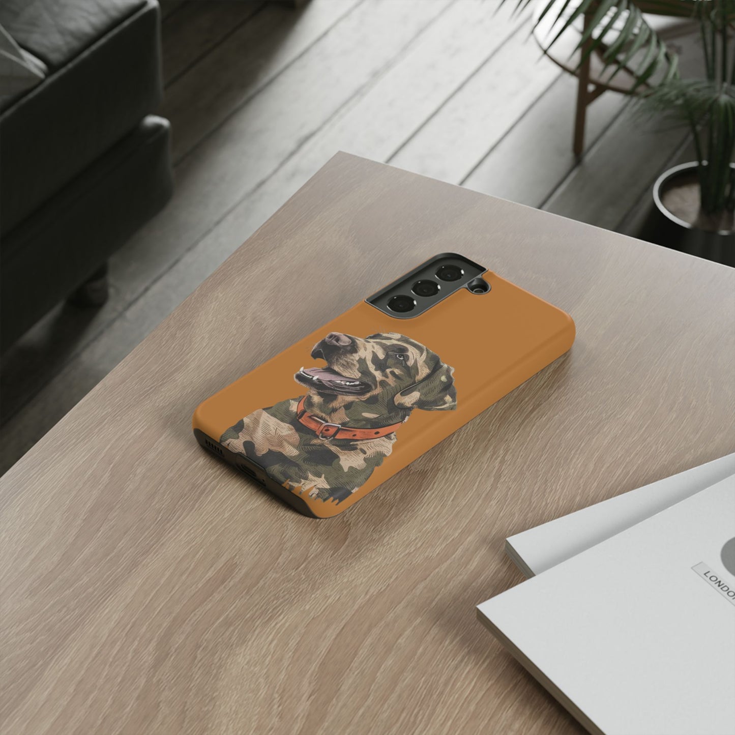 Camo Duck Dog custom design Tough Cases
