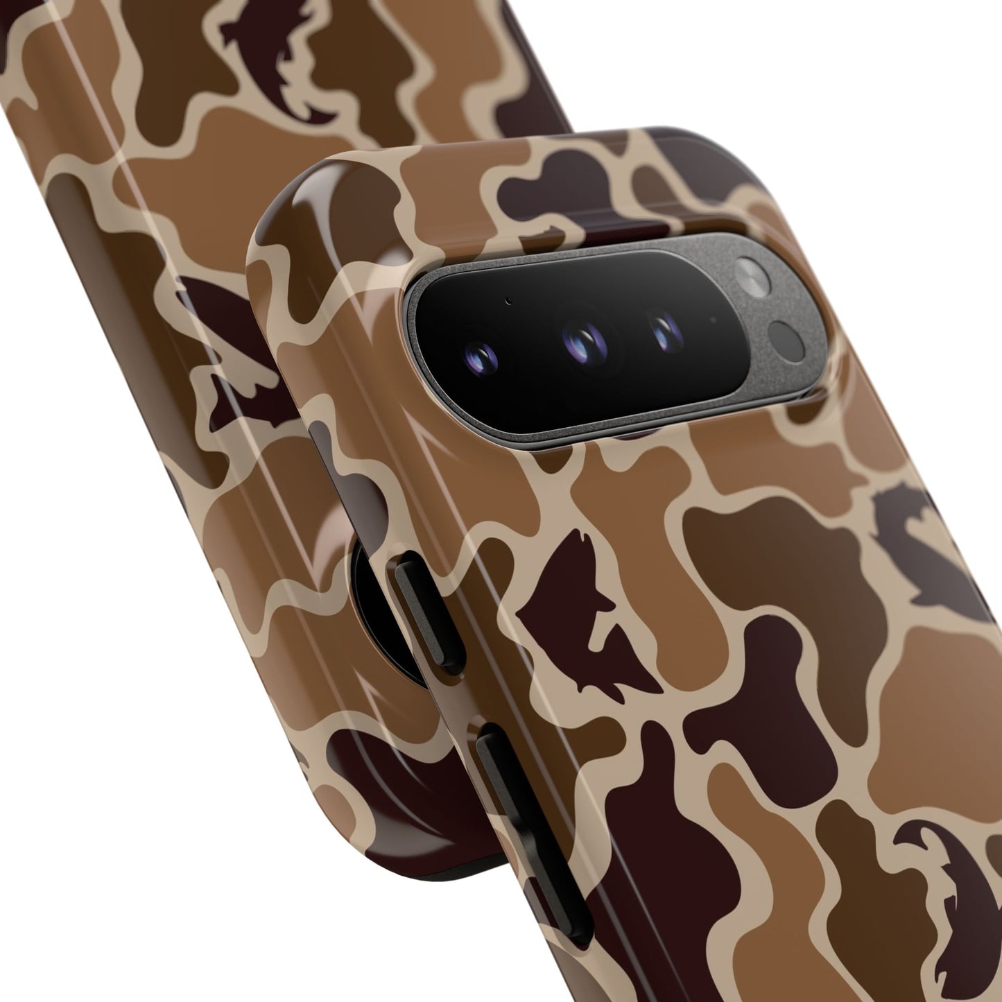 Brown Shark Camo design Tough Cases