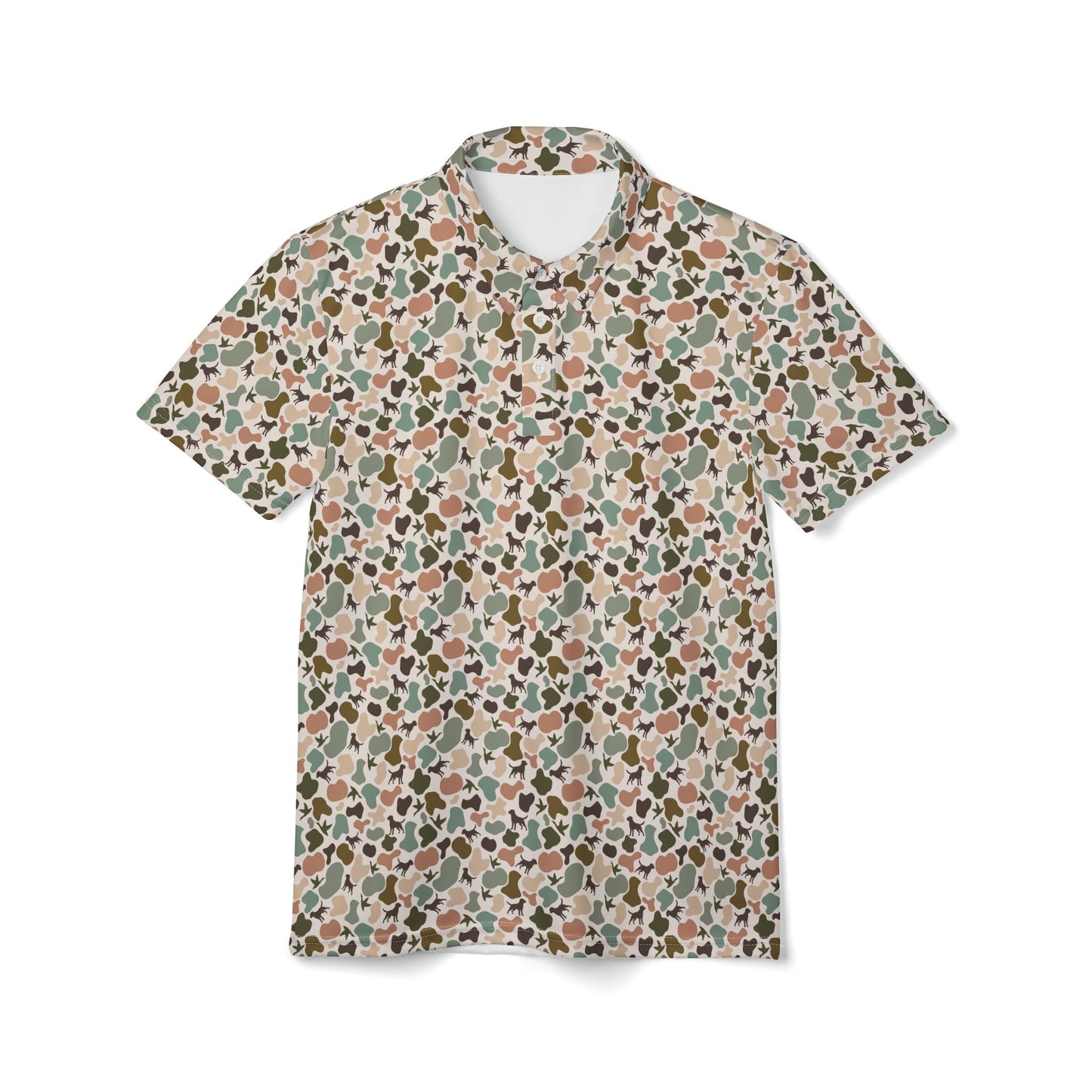 Duck Camo Unisex Polo Shirt, Casual Wear, Outdoor Adventures, Gift for Him, Summer Look