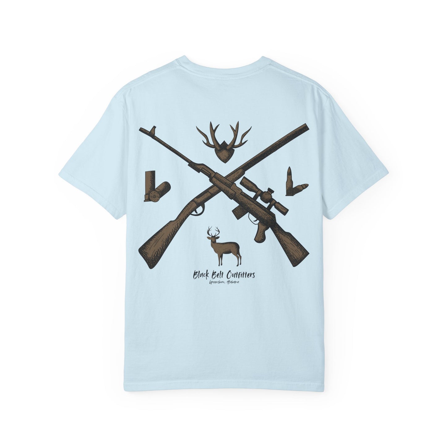HUNTING VIBES Unisex Garment-Dyed T-shirt, Outdoor Adventure Shirt, Wildlife Lover Gift, Camping Apparel, Casual Fashion