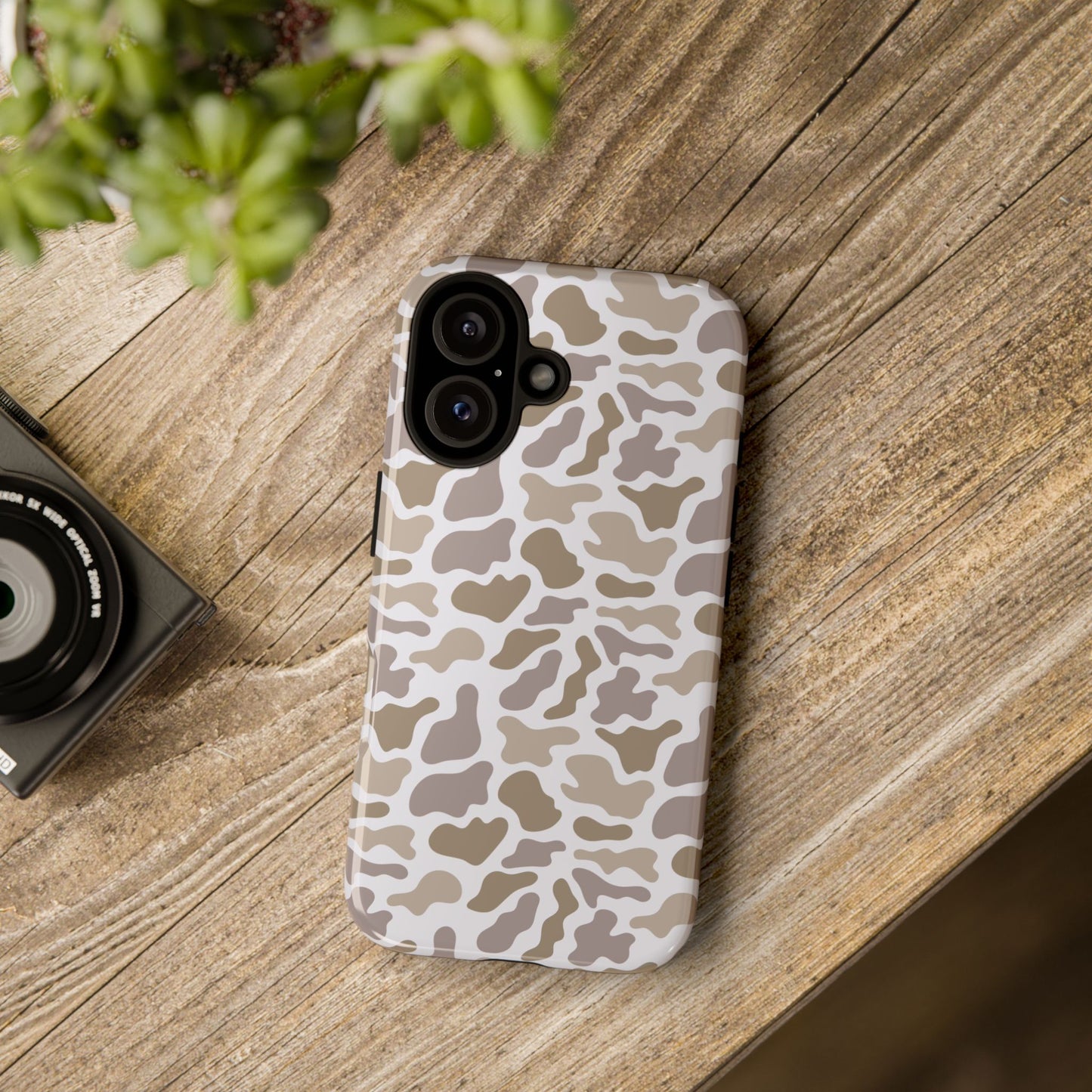 Grey Camo custom design Tough Cases