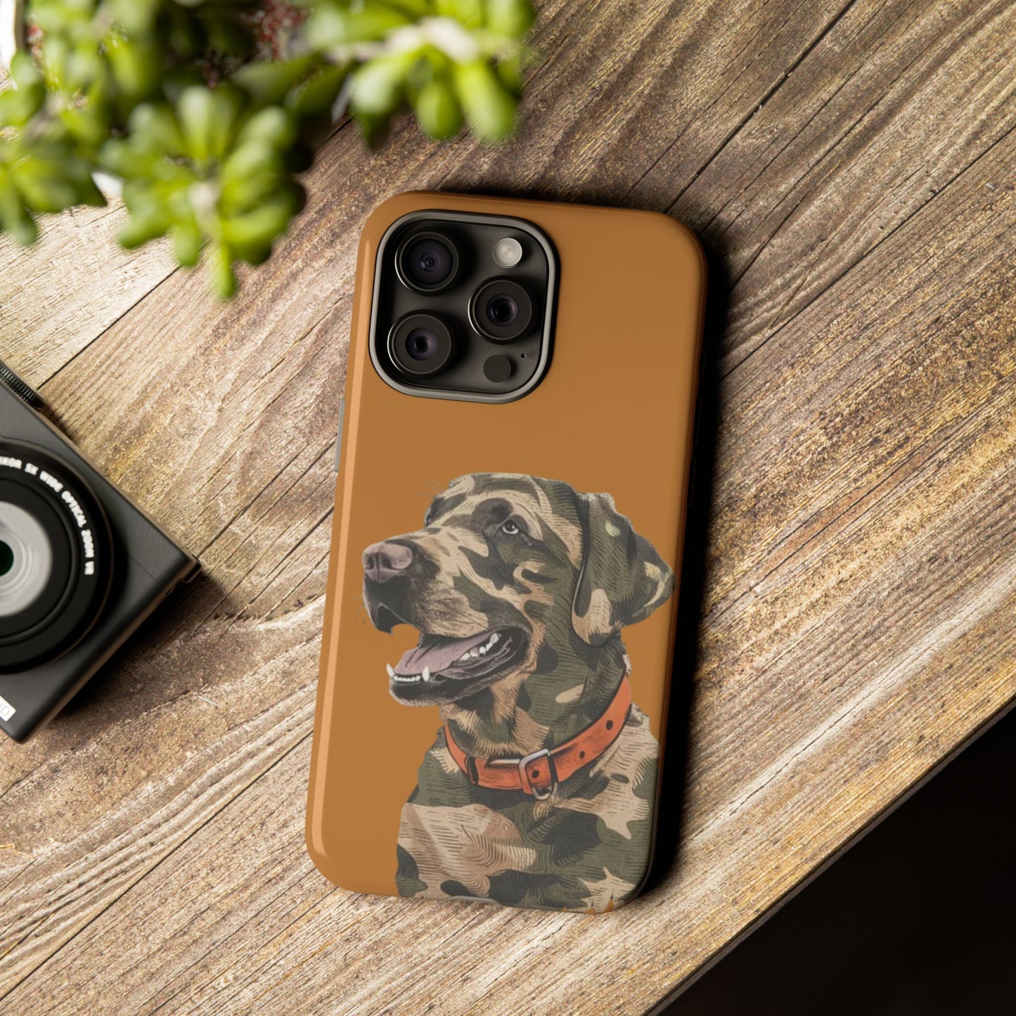 Camo Duck Dog custom design Tough Cases