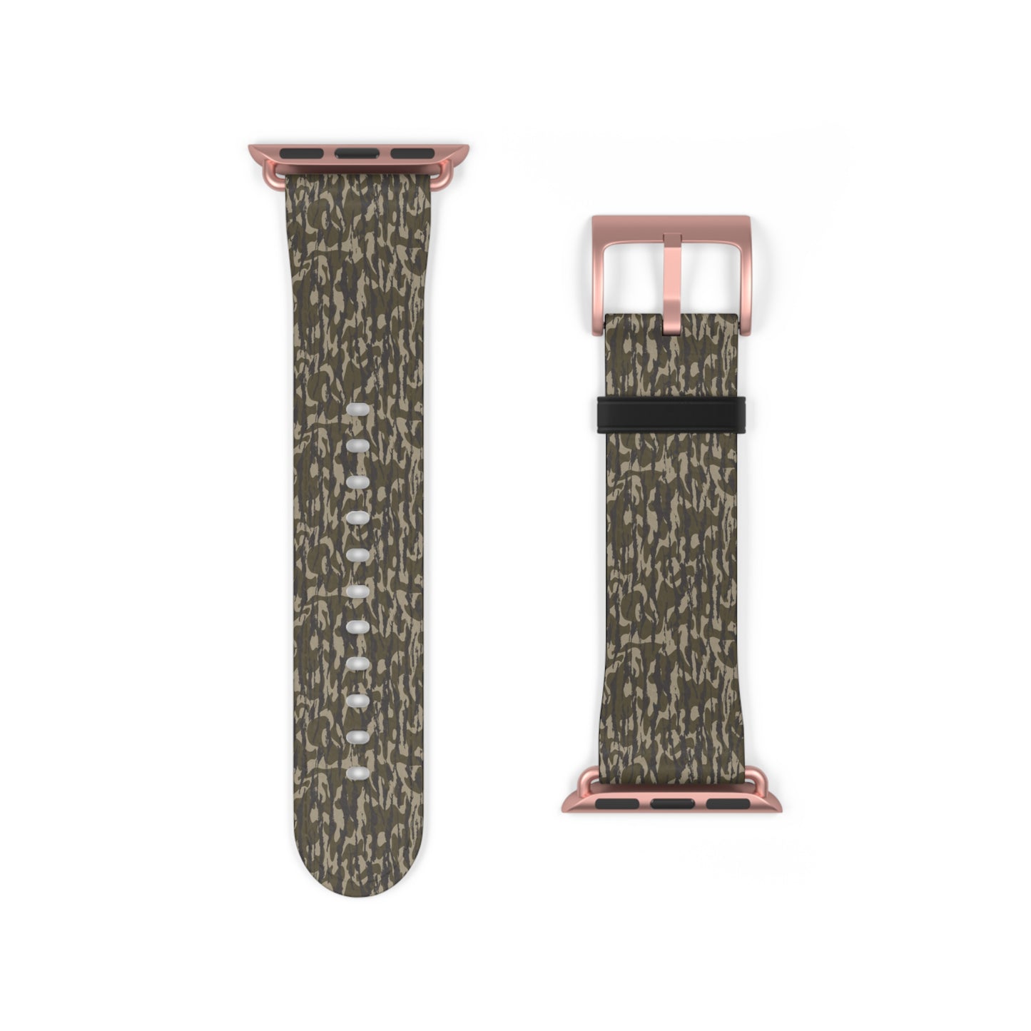 Bottomland Camo Watch Band, Trendy Accessory, Men's Gift, Unisex Style, Perfect for Outdoor Activities, Unique Fashion