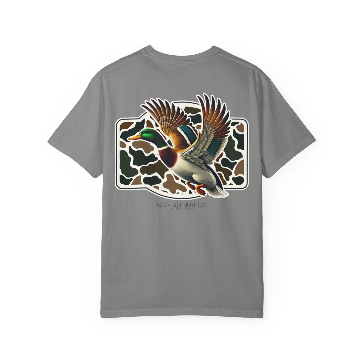 Flying Mallard Duck Unisex T-Shirt, Perfect for Gifts, Father's Day, Golf Events, Casual Wear, Comfortable Tee