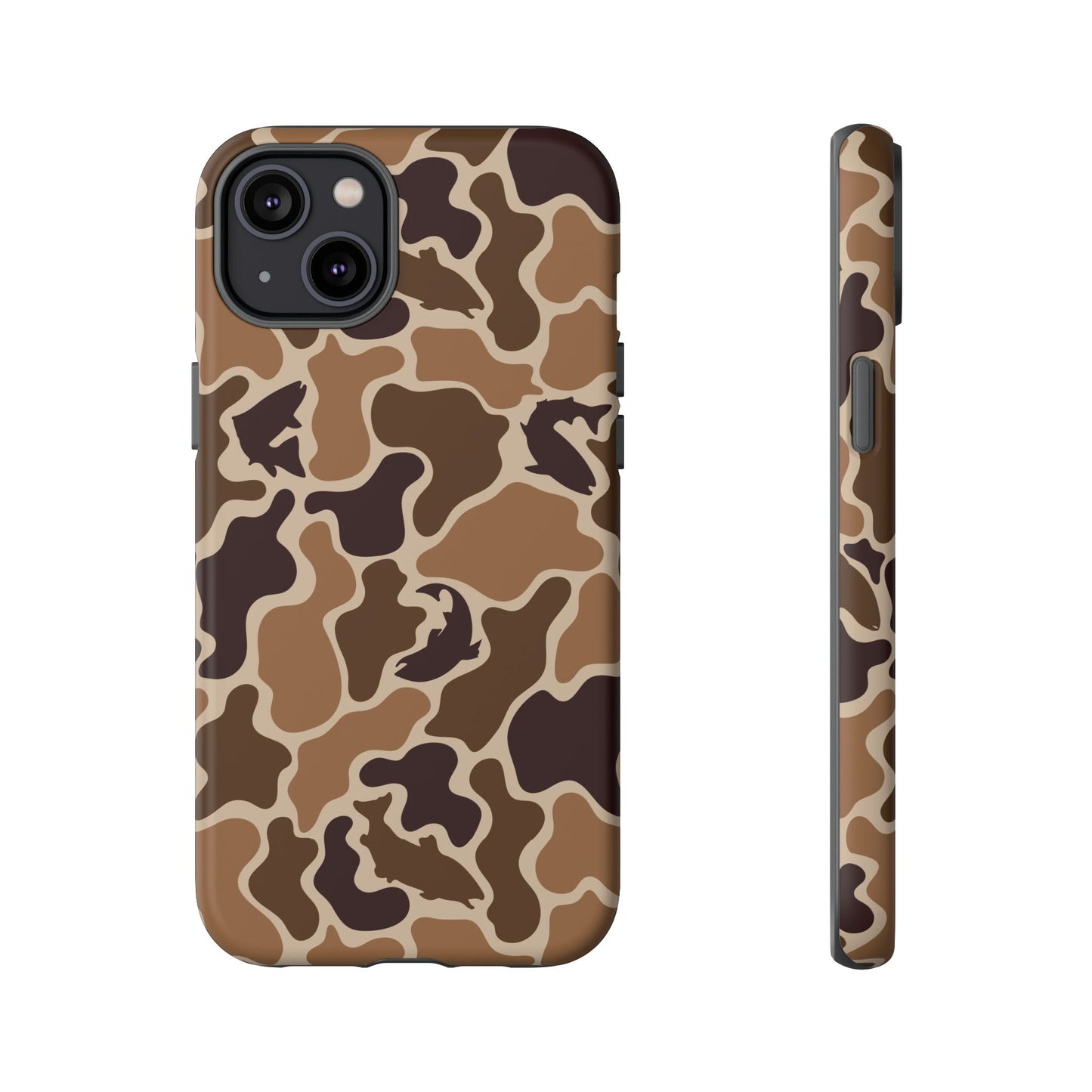 Brown Shark Camo design Tough Cases