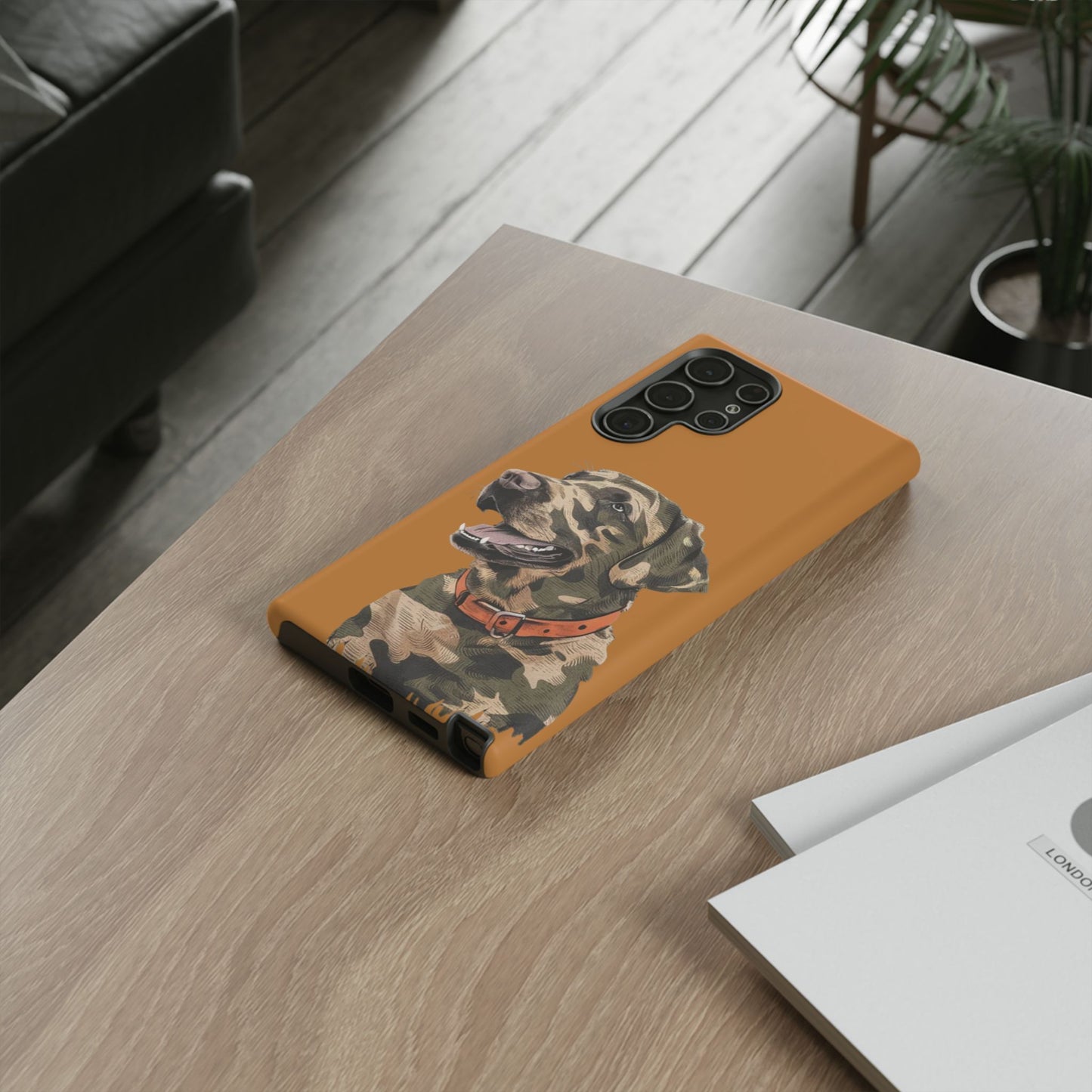 Camo Duck Dog custom design Tough Cases