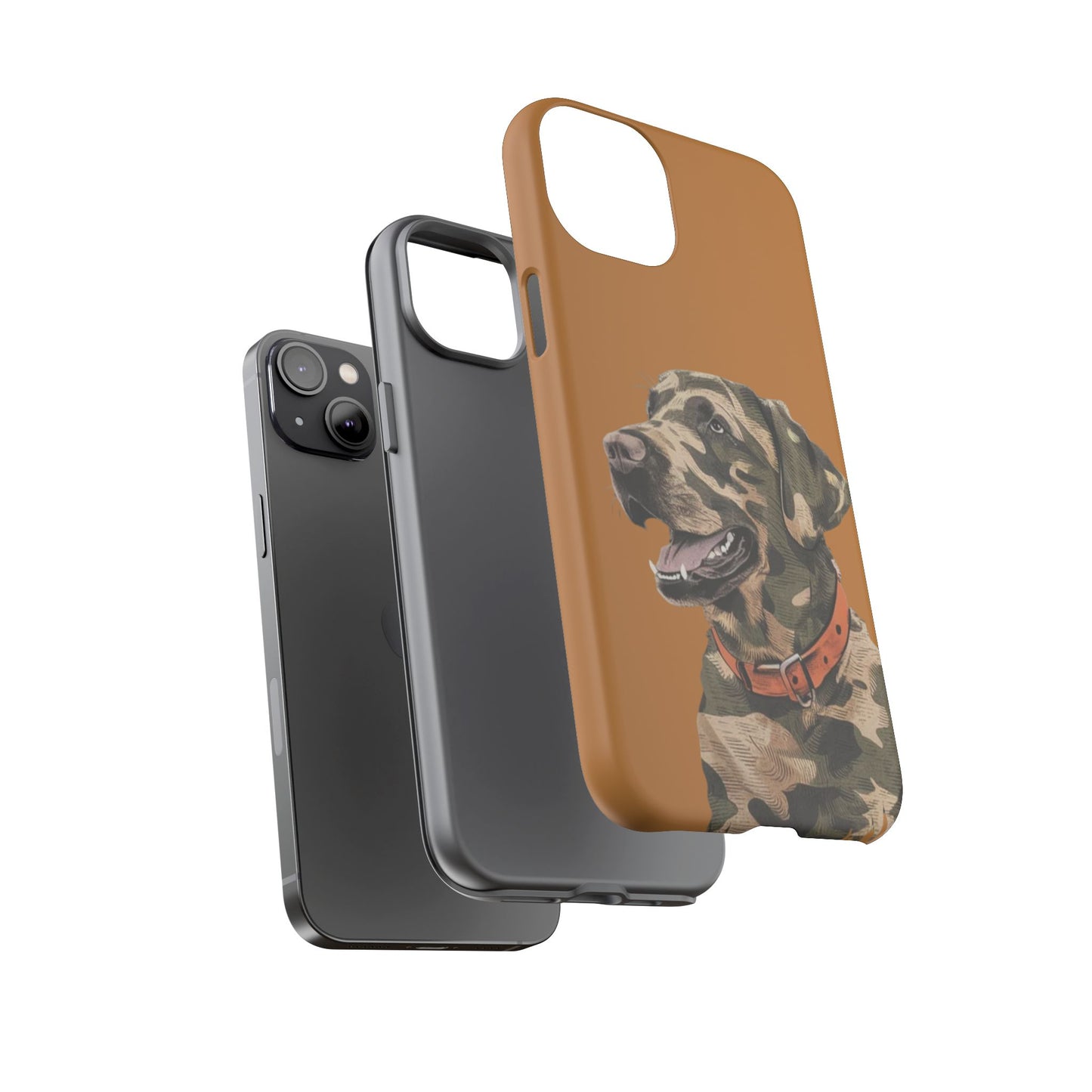 Camo Duck Dog custom design Tough Cases