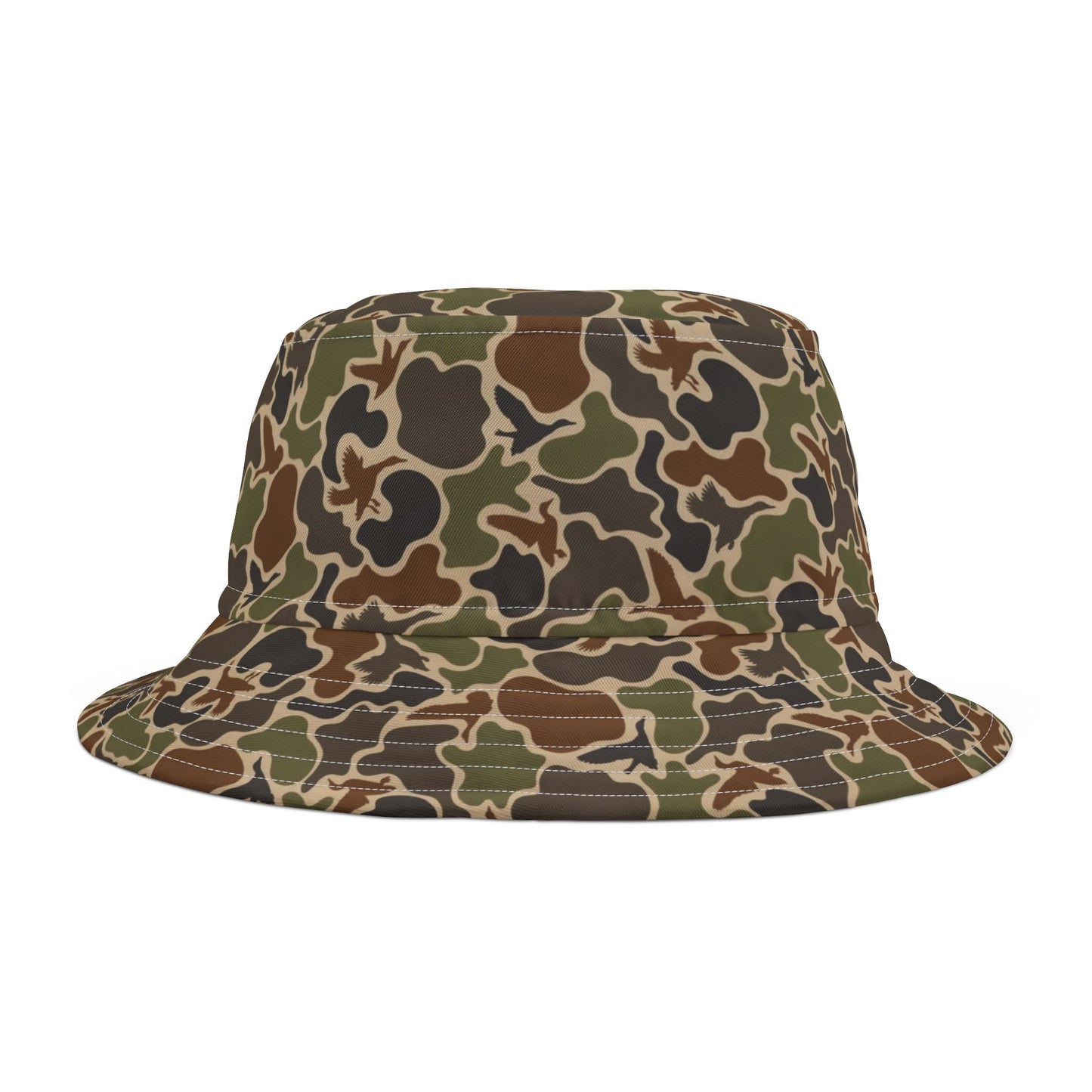 Custom old school duck camo Bucket Hat (AOP)