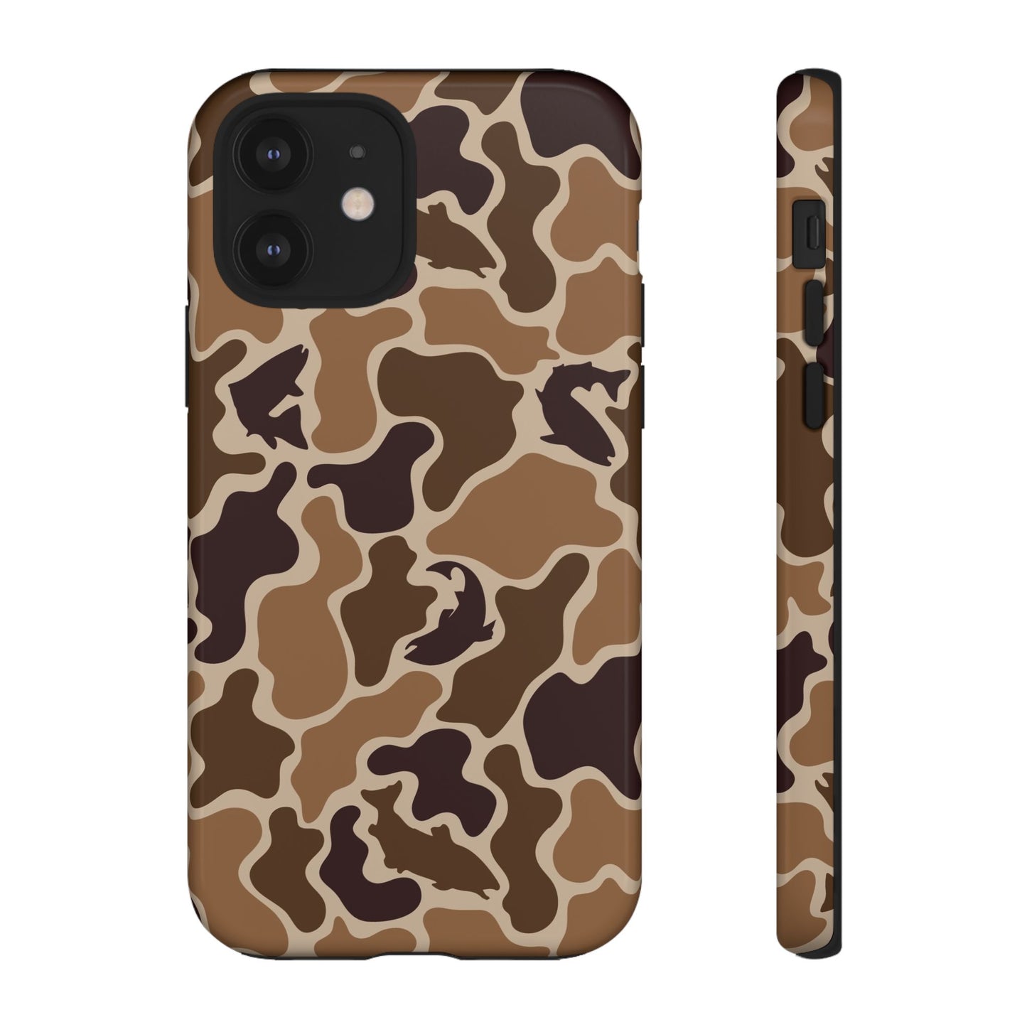 Brown Shark Camo design Tough Cases