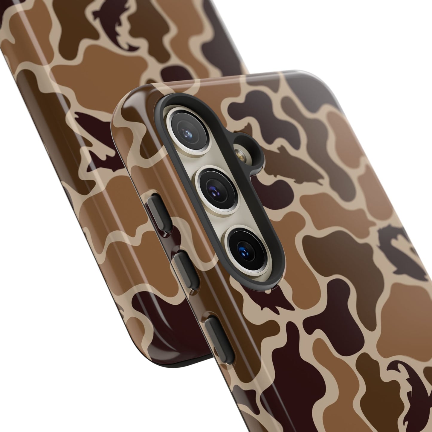 Brown Shark Camo design Tough Cases